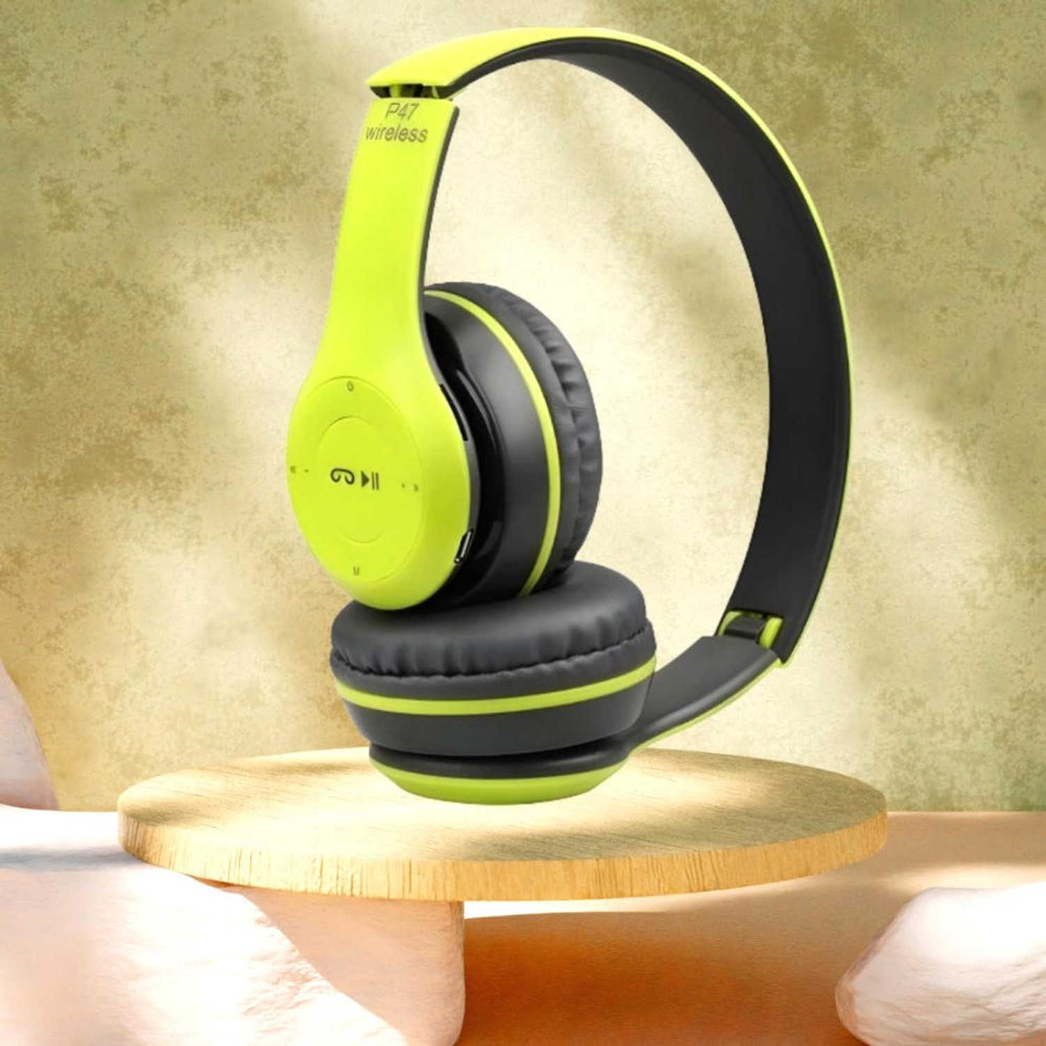 Image of VardaanEnt Multicolour-Gaming P47 Wireless Portable Sports Headphones Stereo VE-199 Bluetooth Headset (Multicolor, On the Ear)