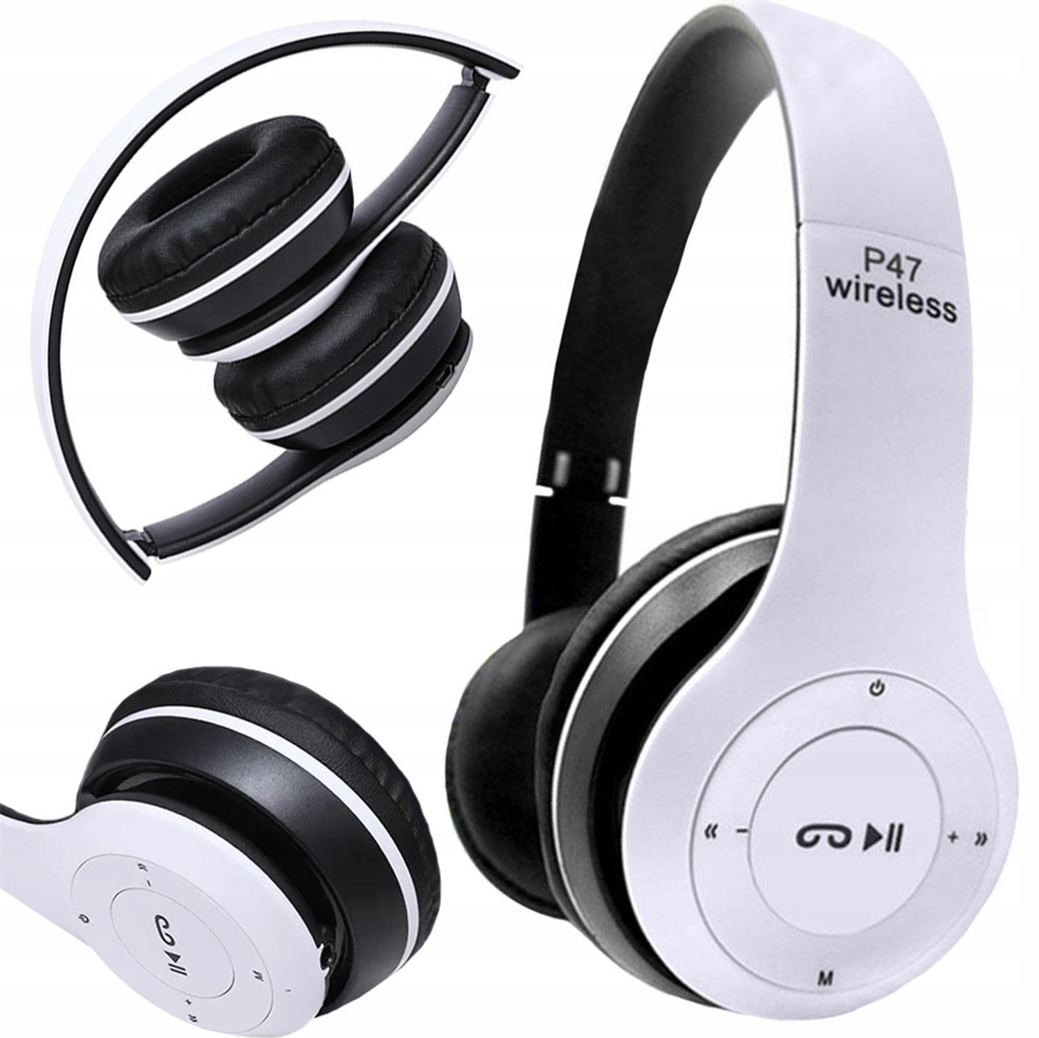 Image of Toreto Thunder PRO inchBlack On Ear Bluetooth Headphones with Extra Bass Bluetooth Headset (Black, On the Ear)