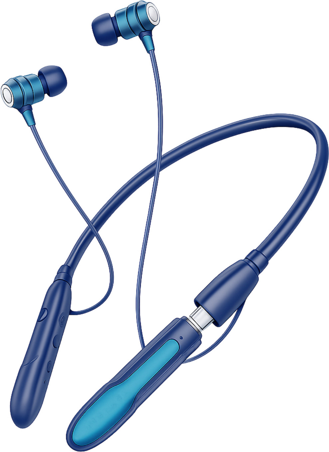 Image of Lynacz original wireless neckband for Boat Niravana 576 Bluetooth Headset (Blue, In the Ear)