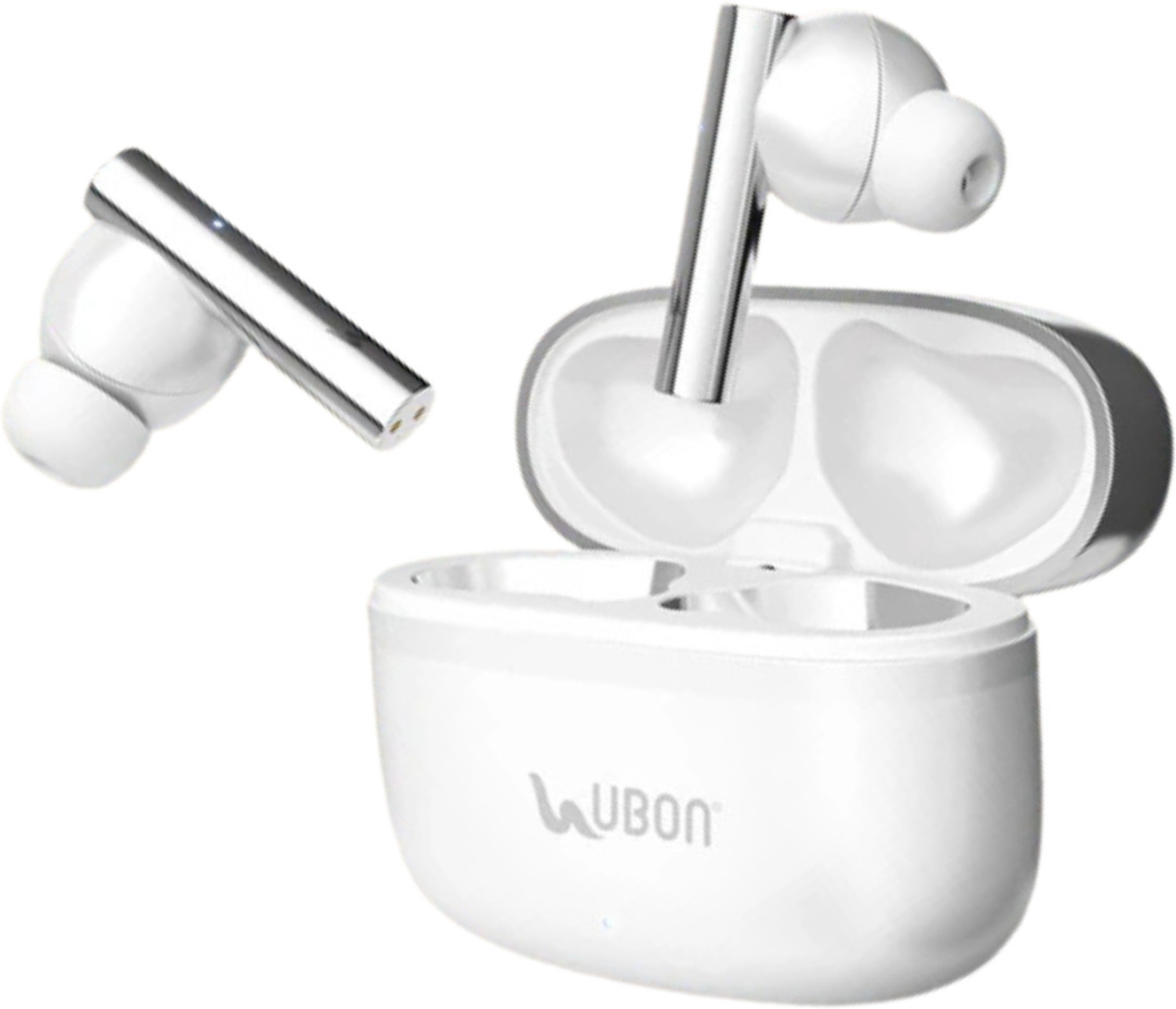 Image of electricbass J39 Bluetooth Wireless Earbuds with 32h playtime Grey Bluetooth Headset (Silver, True Wireless)