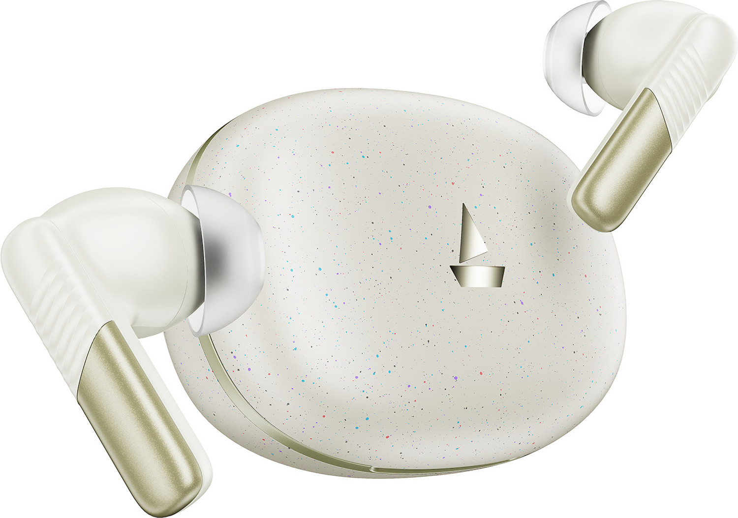 boAt Airdopes Prime 412 TWS Earbuds, Sahara Chic - Image 1