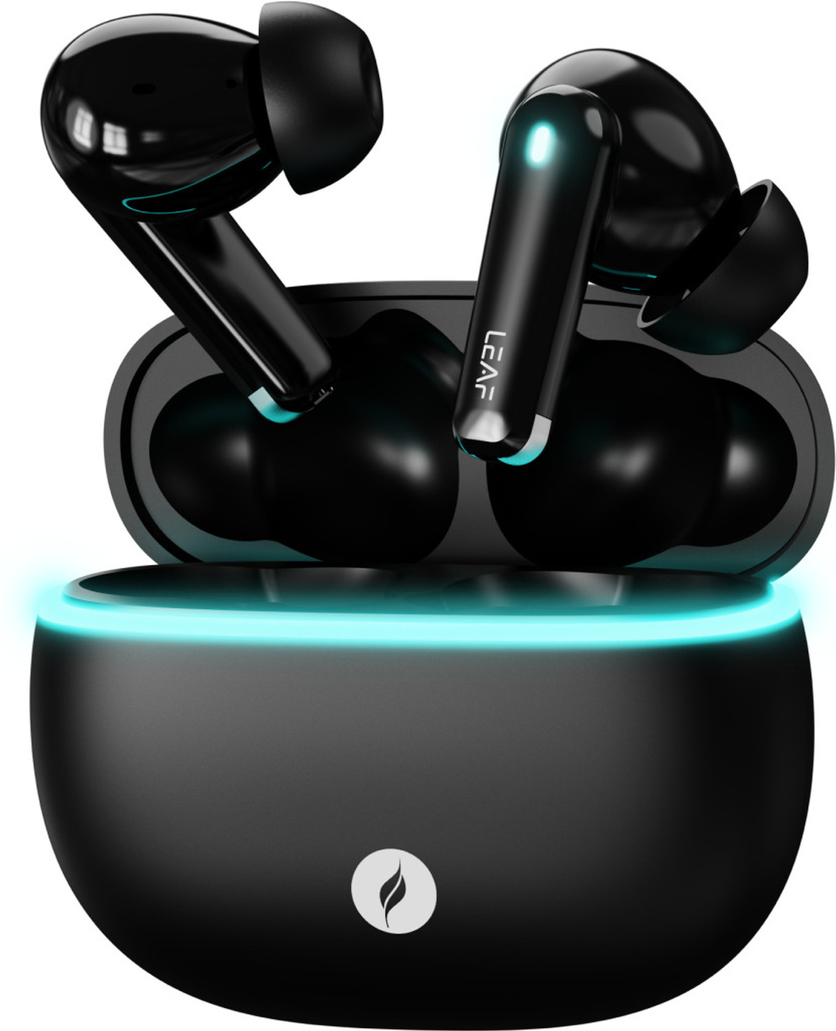 Image of Leaf Bass X414 Headphone, AI SOUND App, 50H Playtime, 40mm Driver, IPX5, BT v5.3 Bluetooth & Wired Headset (Desert Dune, On the Ear)