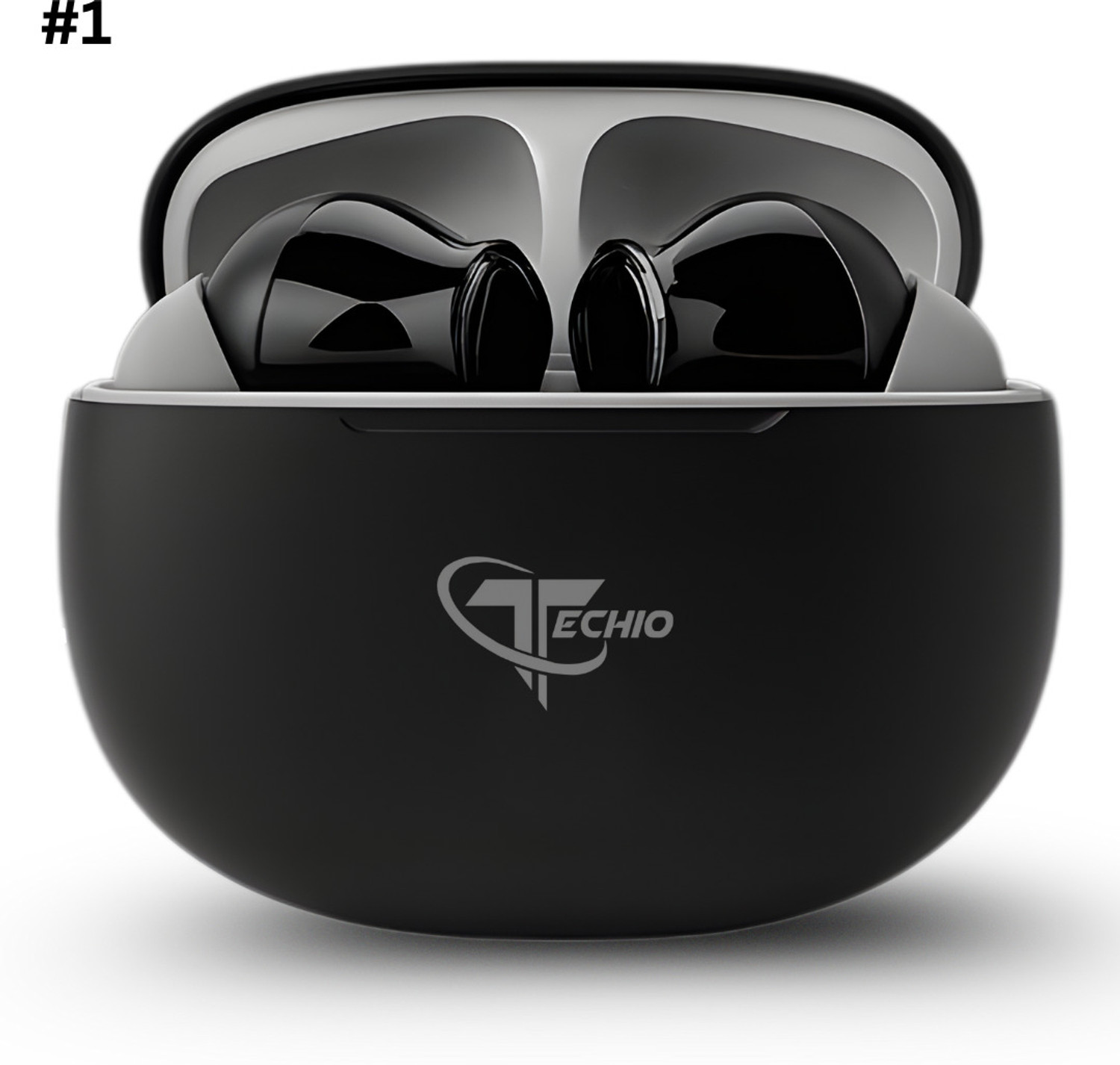 Image of TECHIO A12 Bluetooth Headset (Brown, On the Ear)