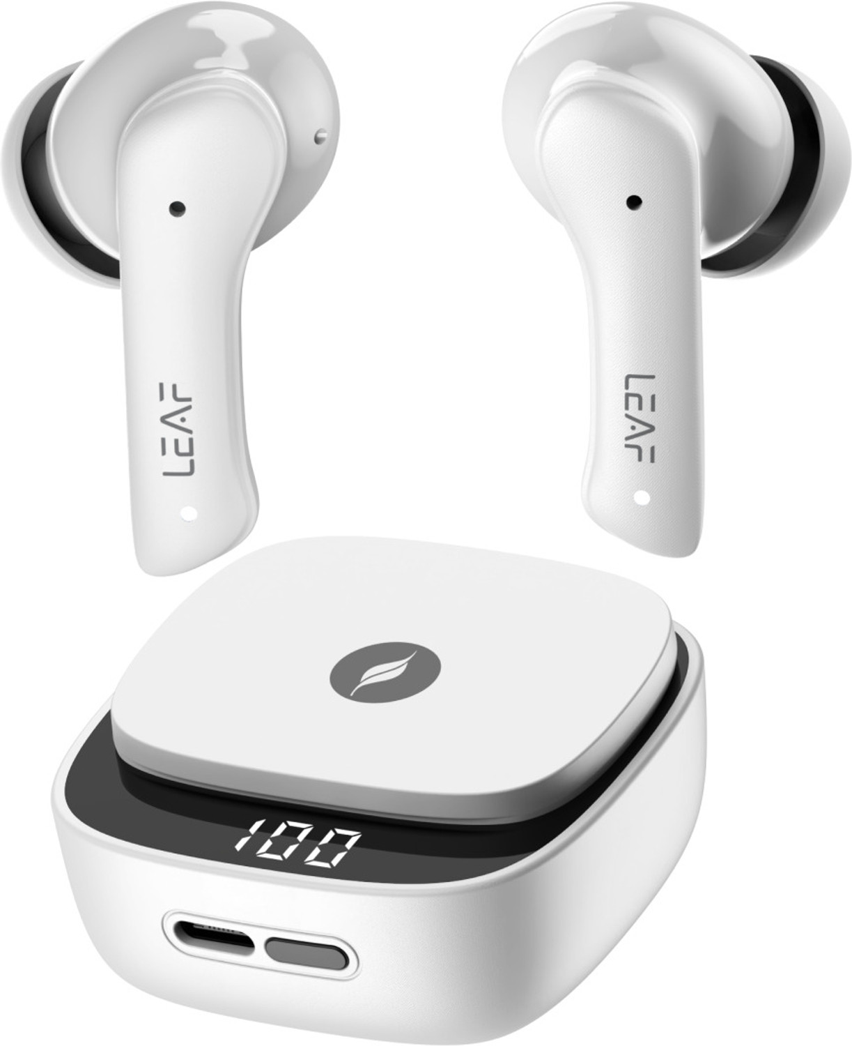 Image of Leaf Bass X414 Headphone, AI SOUND App, 50H Playtime, 40mm Driver, IPX5, BT v5.3 Bluetooth & Wired Headset (Desert Dune, On the Ear)