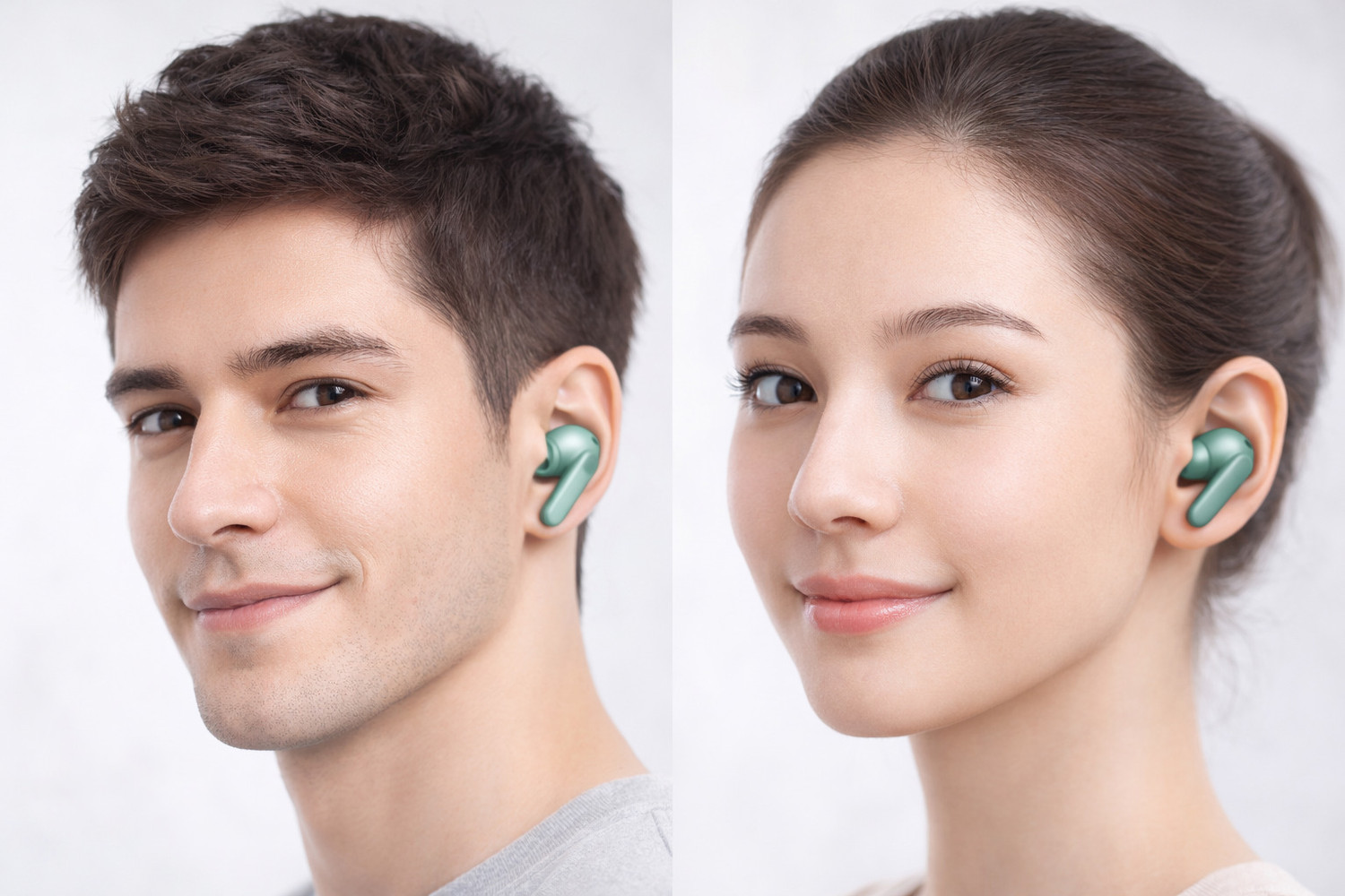 Image of Lynacz Original Compatible with Buds 4 TWS Earphones | 3D Audio, Dual Driver Bass Bluetooth Headset (AI ENC Calls, 45 Hours Backup, Fast Charge, Gaming Low Latency - (Green), In the Ear)