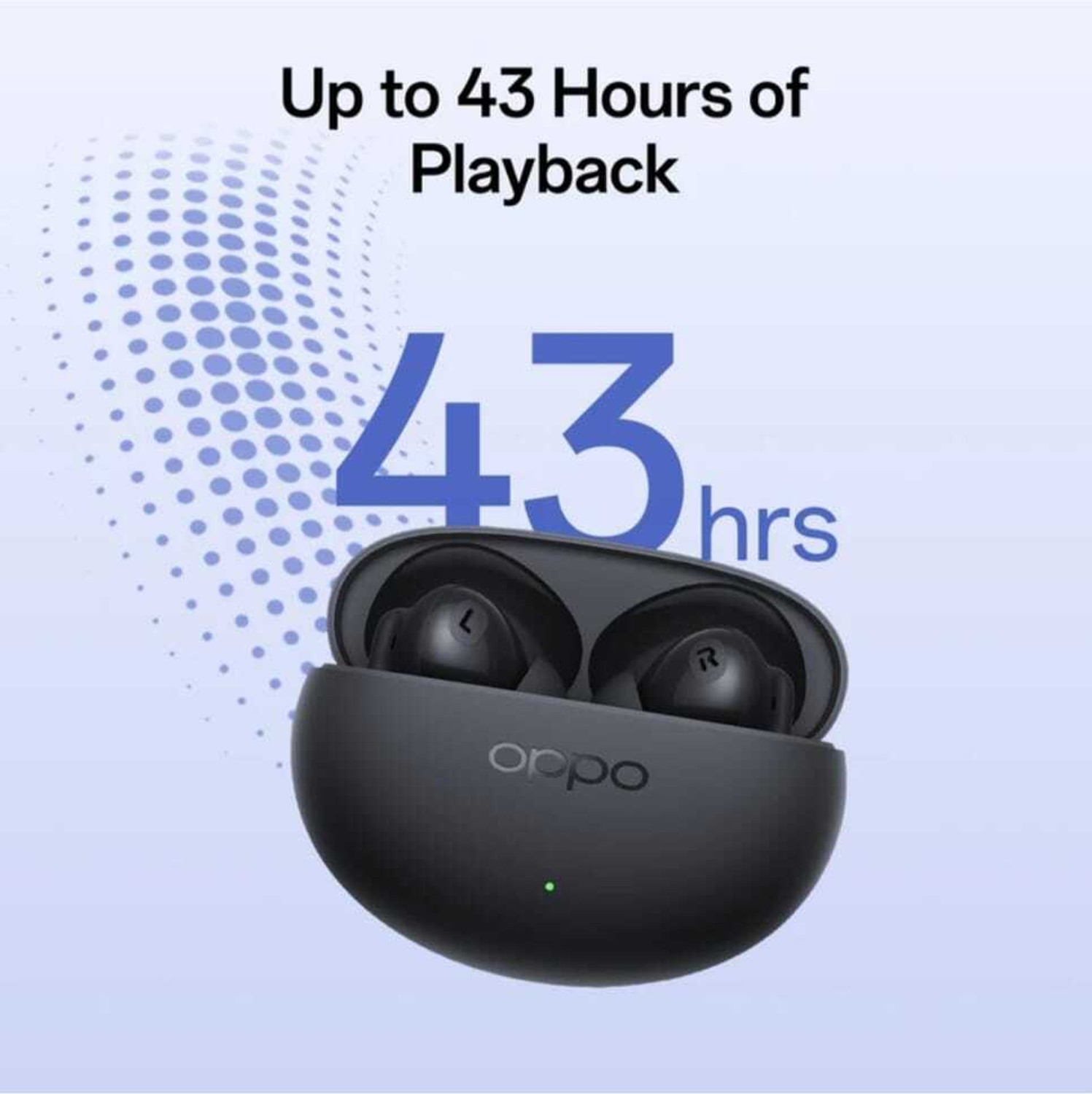 Image of OPPO Enco Buds 3 PRo with ANC Bluetooth Headset (Midnight Black, True Wireless) Bluetooth Headset (Black, True Wireless)