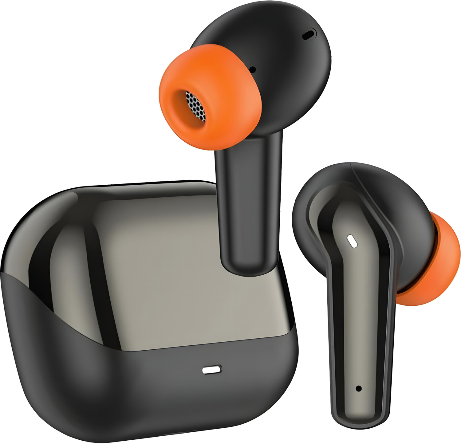 Image of TRIGGR Buds 2A TWS 40H Playtime BT 5.3 ENC Mic AJC Bluetooth Headset (Black, True Wireless)