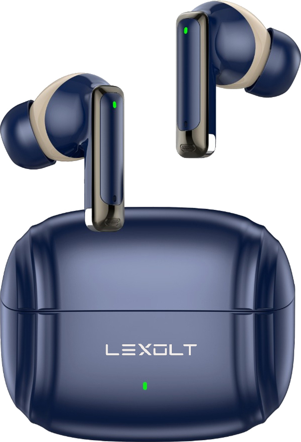 Image of SIGNATIZE in Ear Earbuds with 35H Playtime,Low Latency Bass Drivers, Type-C Fast Charging Bluetooth Headset (Transparent, In the Ear)