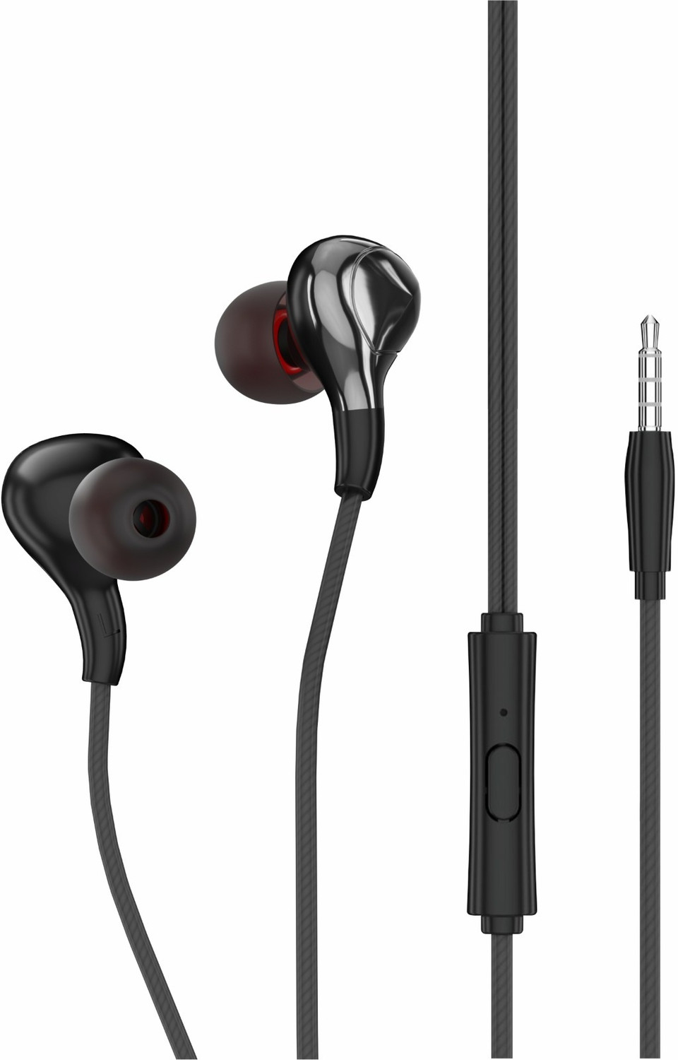 Image of KZ EDX Pro 2 in-Ear monitor Earphone with Mic Wired Headset (Black, In the Ear)
