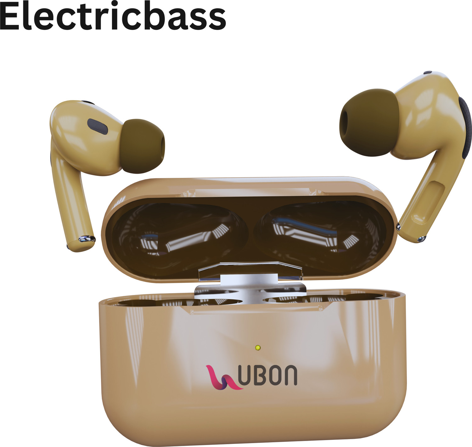 Image of electricbass J39 Bluetooth Wireless Earbuds with 32h playtime Grey Bluetooth Headset (Silver, True Wireless)