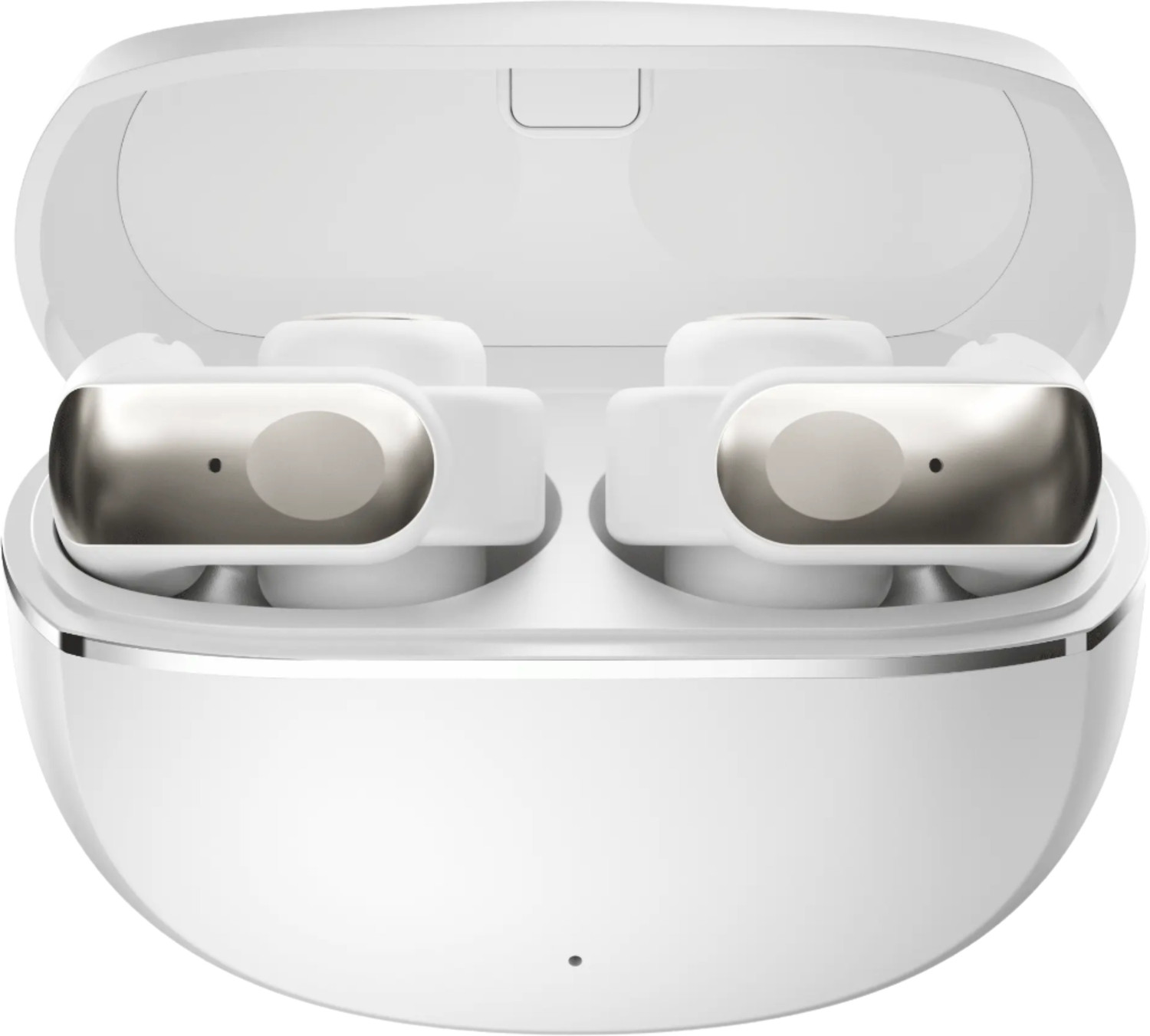 Image of Lynacz Original Compatible For Buds air 6 Bluetooth Headset (Earphone Lasting Battery Hybrid Noise Cancellation (Silver), True Wireless)