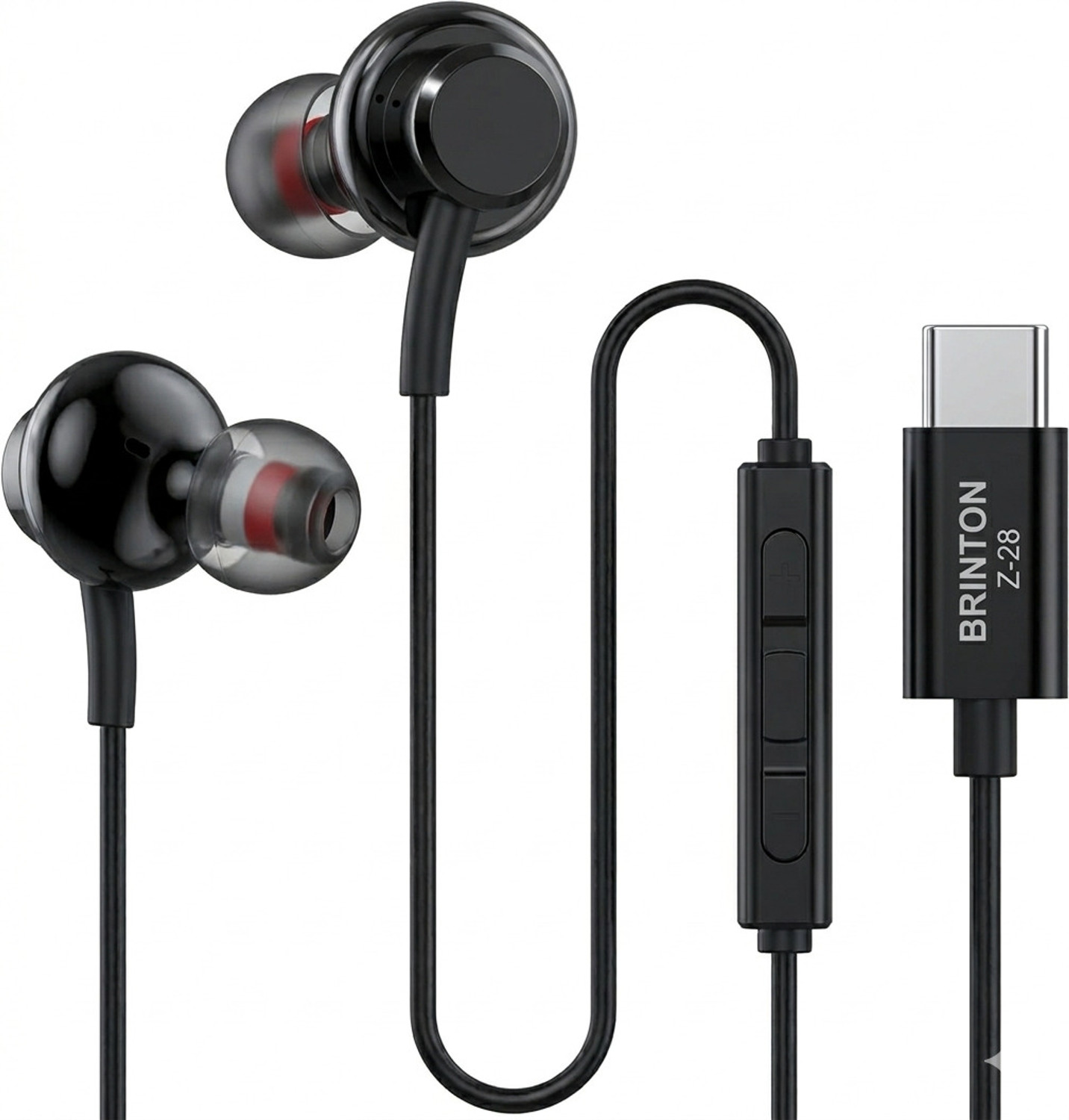 Image of ZOLDYCK Buds 3 type-c Wired Headset (Black, In the Ear)