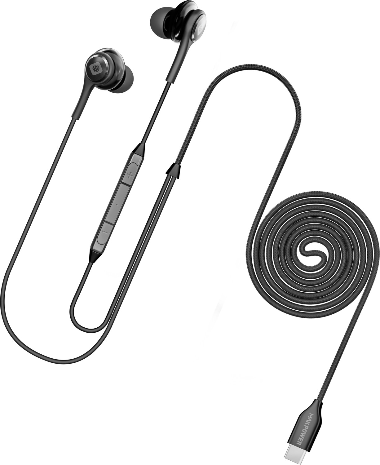 Image of KZ Gale Super Linear Dynamic Driver Gaming IEM (Type-C) Wired Gaming Headset (Black, In the Ear)
