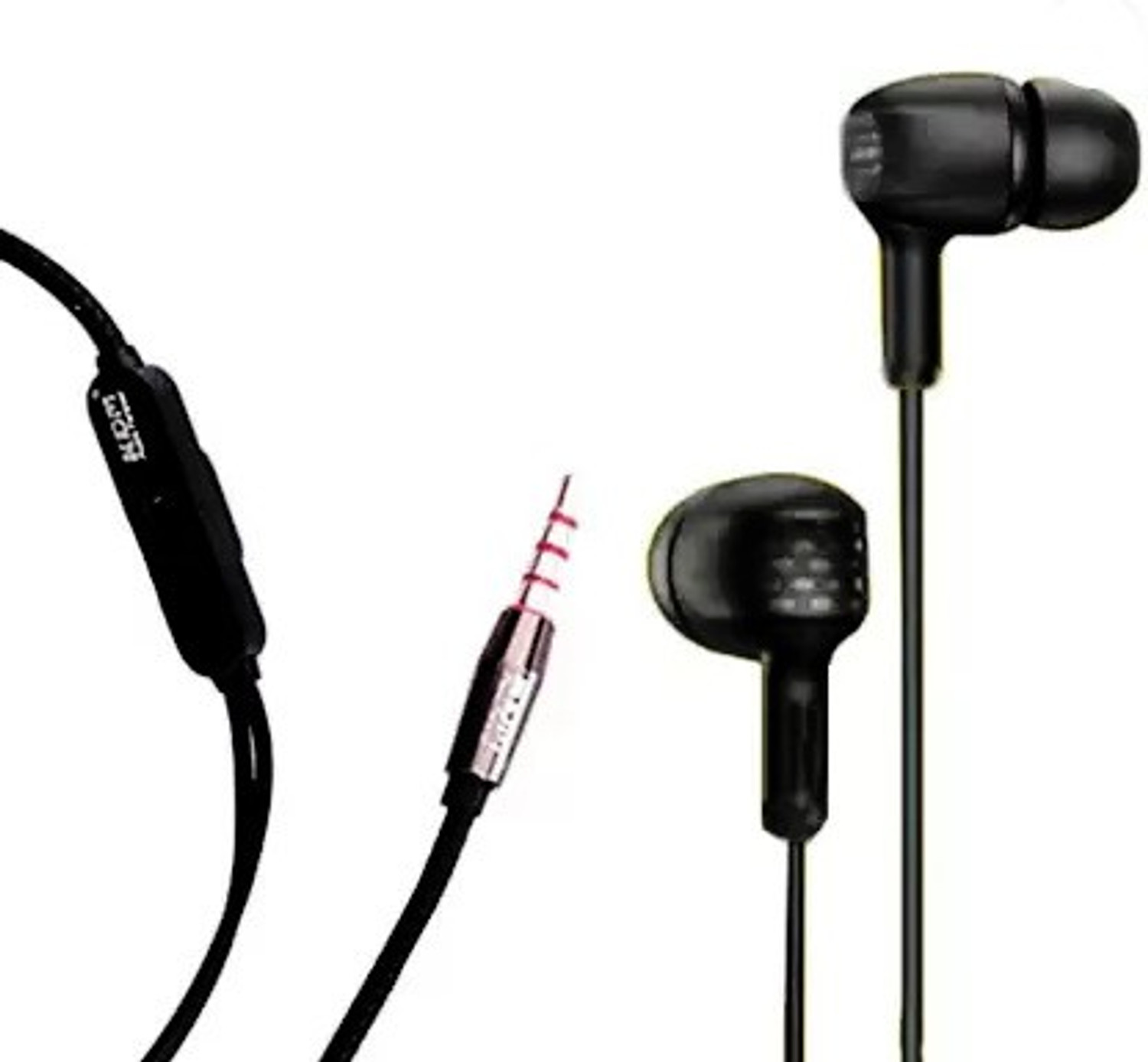 Image of KDM K-19 Wire Super Bass ( Music Sound Headset ) Wired Headset (Black, In the Ear)