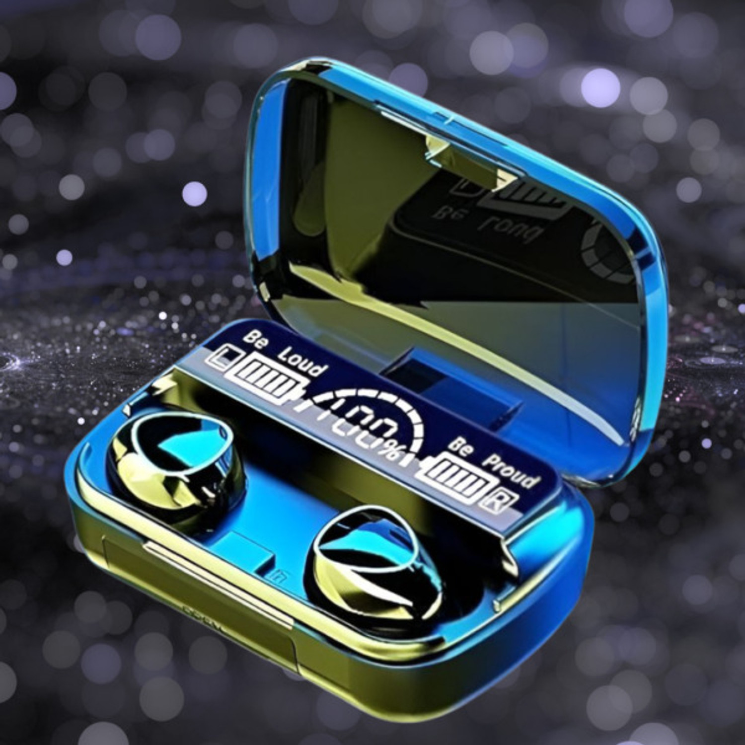 Image of Elista Earbud Aerospace ELS TWS201 Bluetooth Headset (Black, White, True Wireless)