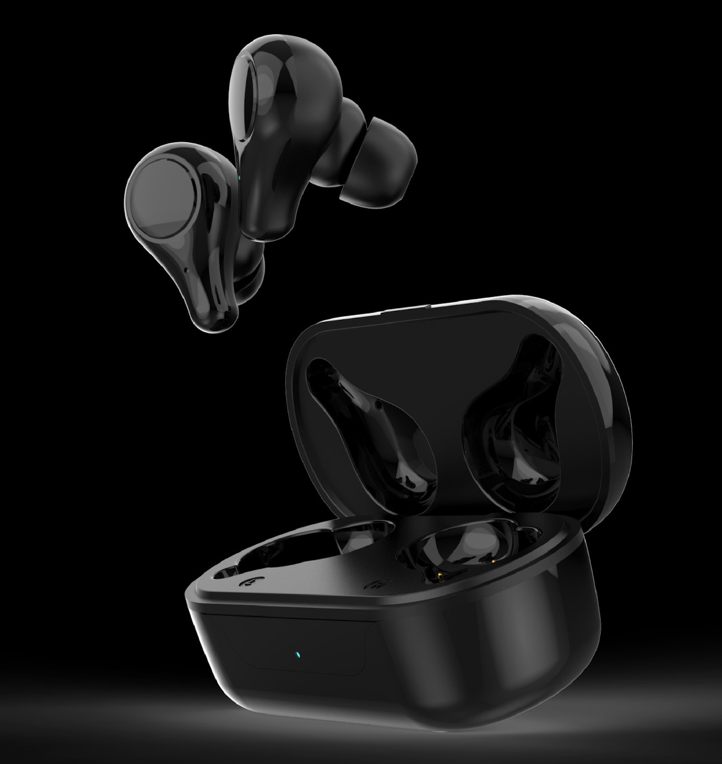 Image of RD Accessories TWS Airbuds - 100 Bluetooth Headset (Black, True Wireless)