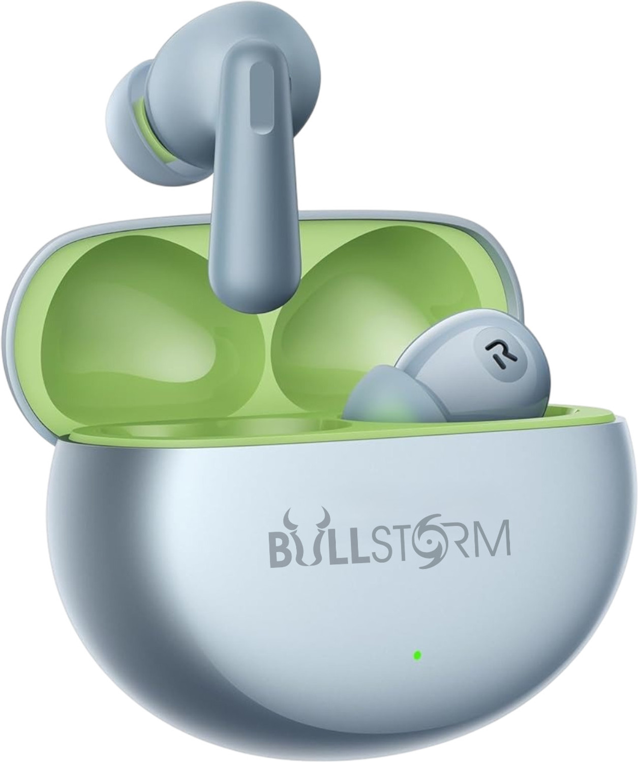 Image of BULLSTORM Soniqx 469 Earbuds with 10mm Driver BT 5.3 | 24Hrs Playtime Type-C Powerful Bass Bluetooth Headset (Blue, True Wireless)