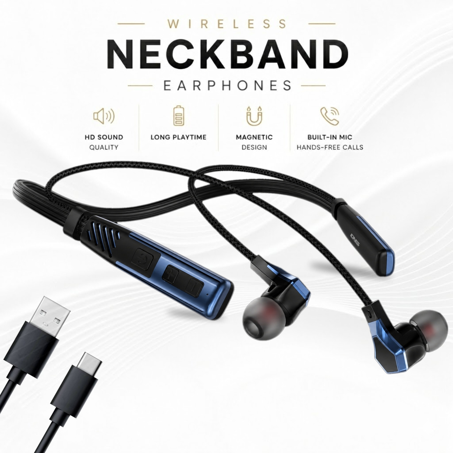 Image of Riox TWS Bluetooth Wireless Bluetooth Headphones Earbuds With Best Quality Wireless Bluetooth Headset (Black, True Wireless)