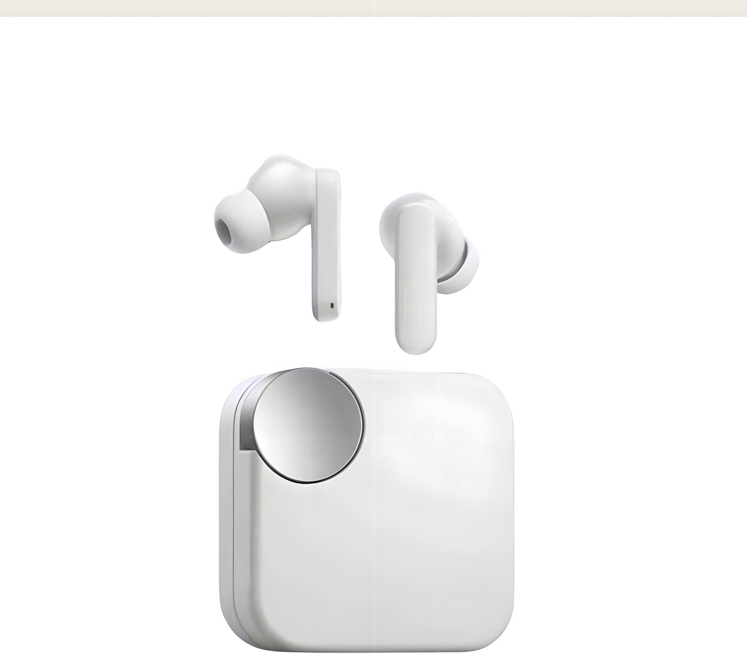 Image of PIKPREE PK Leaf Earbuds 8D Stereo Audio, AI SOUND, 48Hrs Playtime With ASAP Charge (W44) Bluetooth Gaming Headset (White, True Wireless)