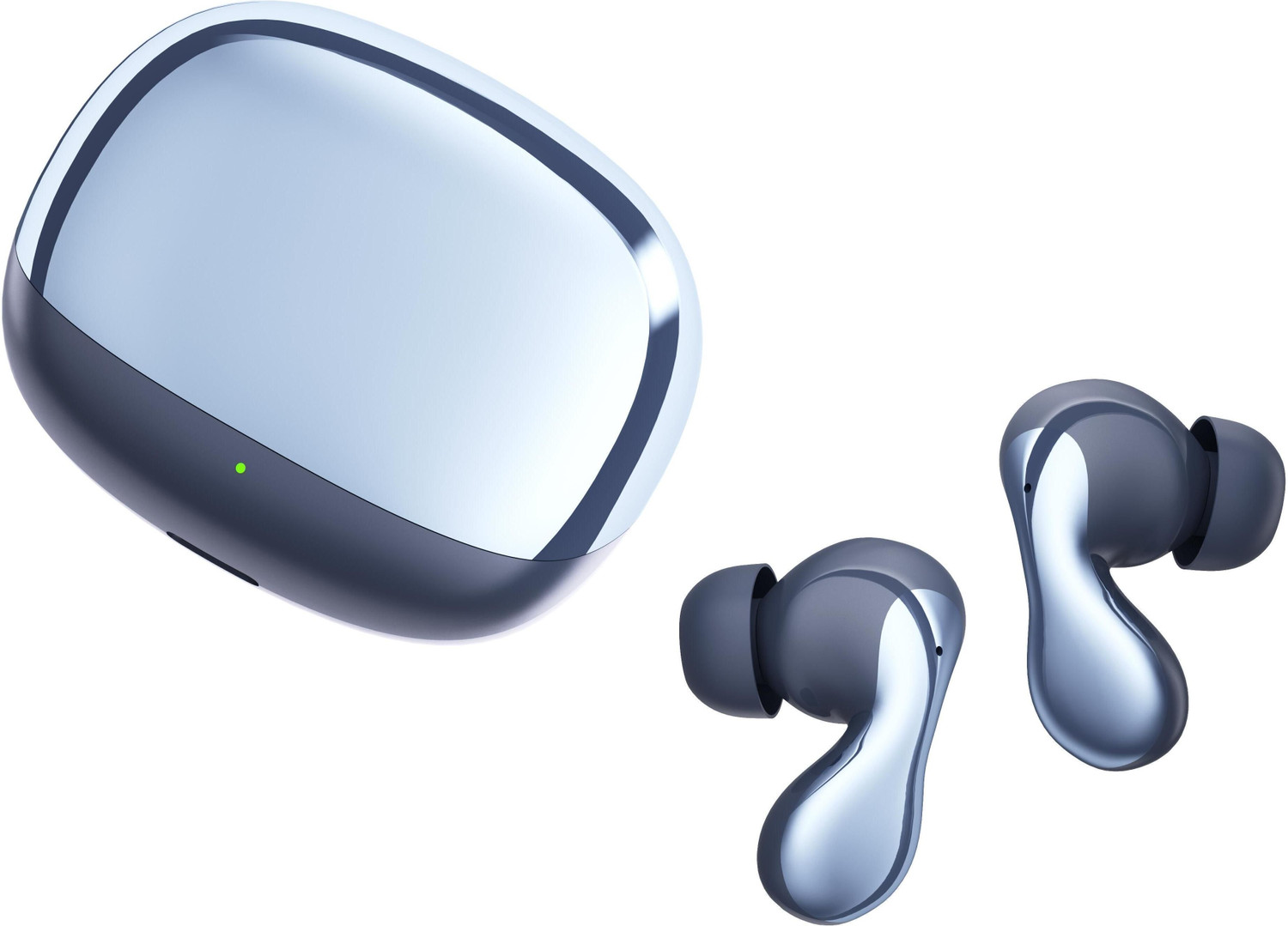 Image of bAot Wireless B2 Neckband With 50Hrs Playback And Clear Sound With Deep Bass Bluetooth Headset (Blue, In the Ear)