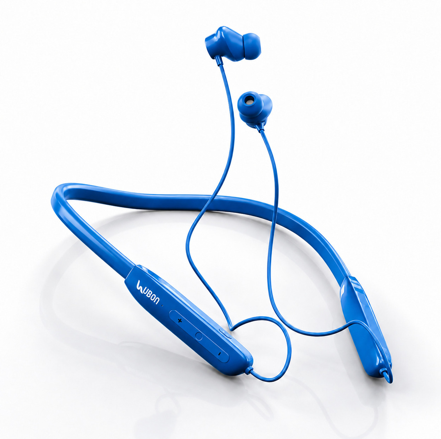 Image of Ubon Wireless Earphone Neckband BT5200 Bass Factory 2.0 Bluetooth Headset (Yellow, In the Ear)
