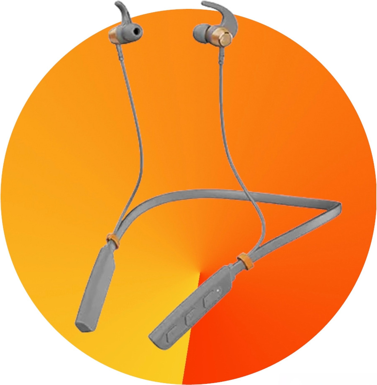 Image of IZWI Sports Fit Bluetooth Earphones with 35Hrs Battery, Fast Charging, Bluetooth V5.0 Bluetooth Headset (GREEN 35HOUR BATTERY BACKUP, In the Ear)