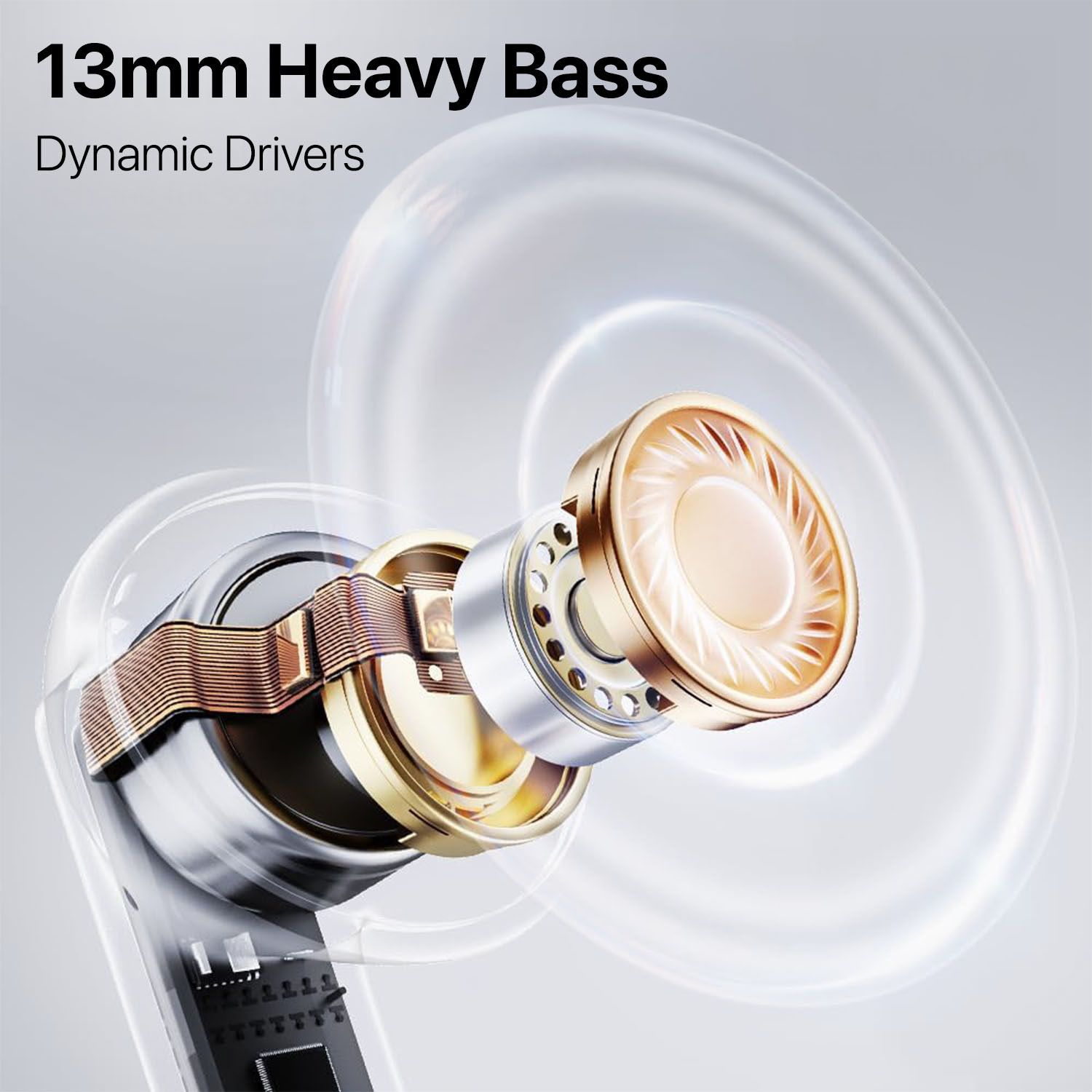 Image of Vaku Luxos BOOMX TWS Bluetooth V5.4 Earbuds 60H Playtime Deep Bass Touch Controls Bluetooth Headset (Green, True Wireless)