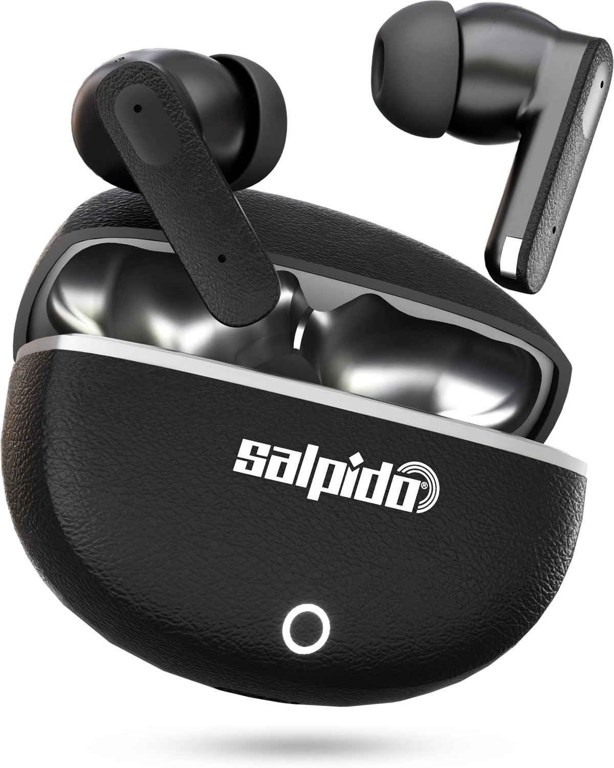 Image of Tecmarx Vibe Wireless Earbuds 30H Playtime, Deep Bass, Clear Sound Bluetooth Bluetooth Headset (Black, True Wireless)