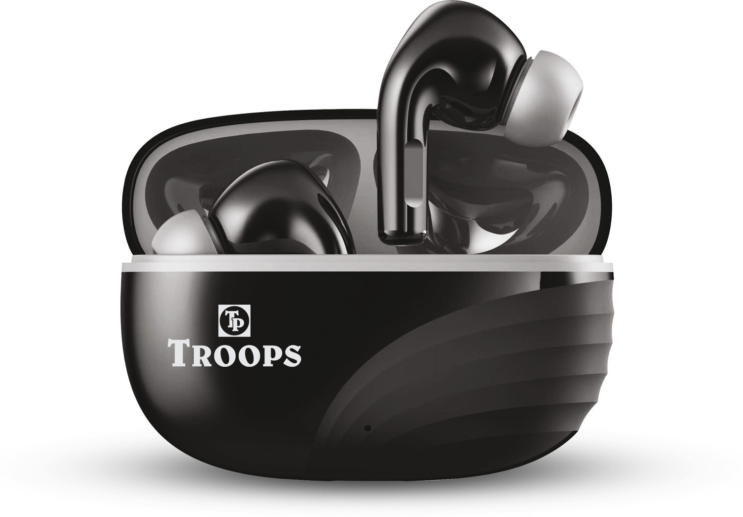 Image of SIGNATIZE in Ear Earbuds with 35H Playtime,Low Latency Bass Drivers, Type-C Fast Charging Bluetooth Headset (Transparent, In the Ear)