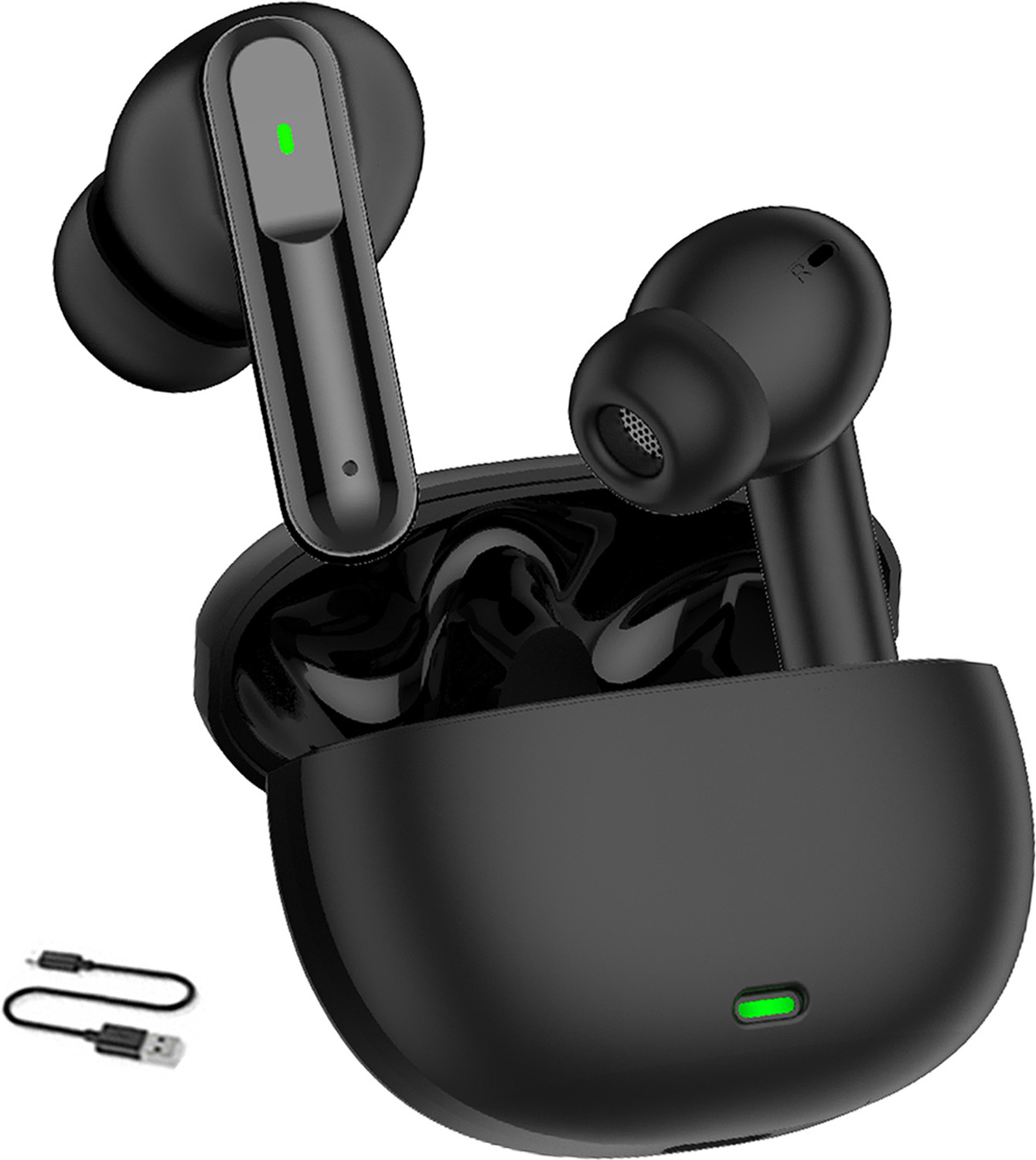 Image of GHEREL realme Buds T110 Bluetooth Truly Wireless in Earbuds Bluetooth Headset (Green, True Wireless)
