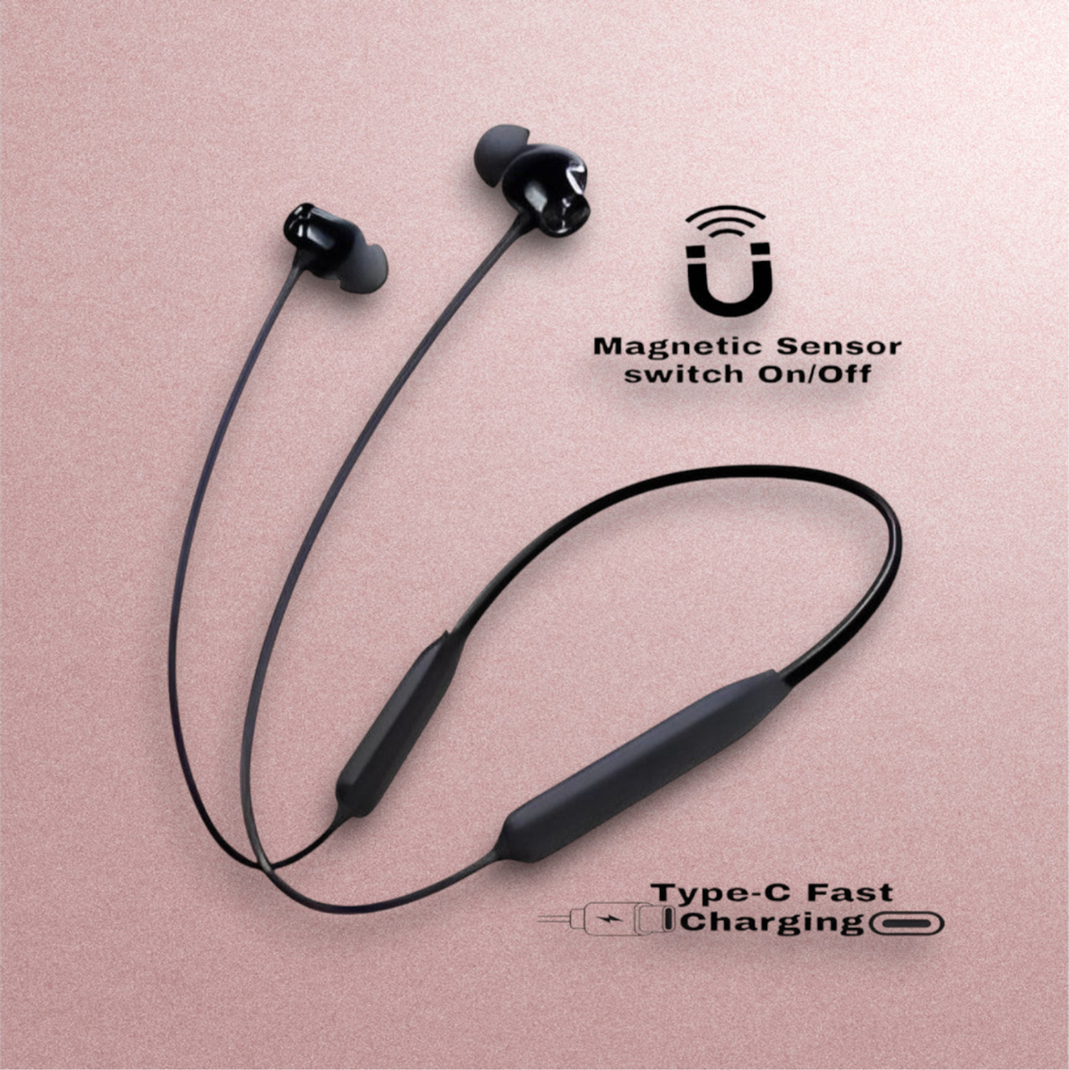 Image of house of common Master buds Core ANC | 49dB 6 Mic ENC, 48Hr Playtime, Hi-Res Audio 3E Bluetooth Headset (Black, True Wireless)