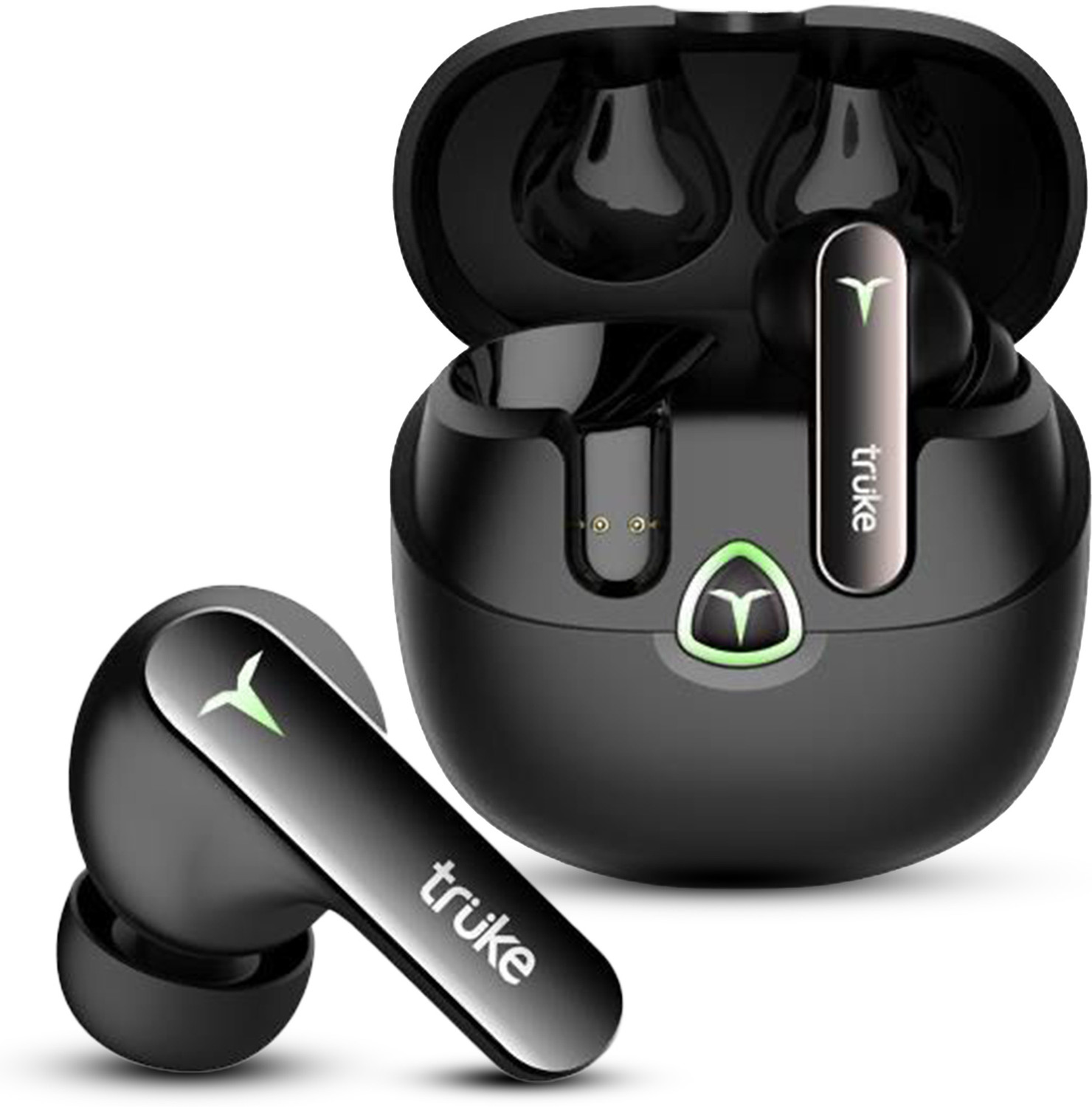 Image of Dubstep Buzz X3 In Ear True Wireless EarBuds With mic,42 hrs playtime Bluetooth Headset (Black & Blue, True Wireless)