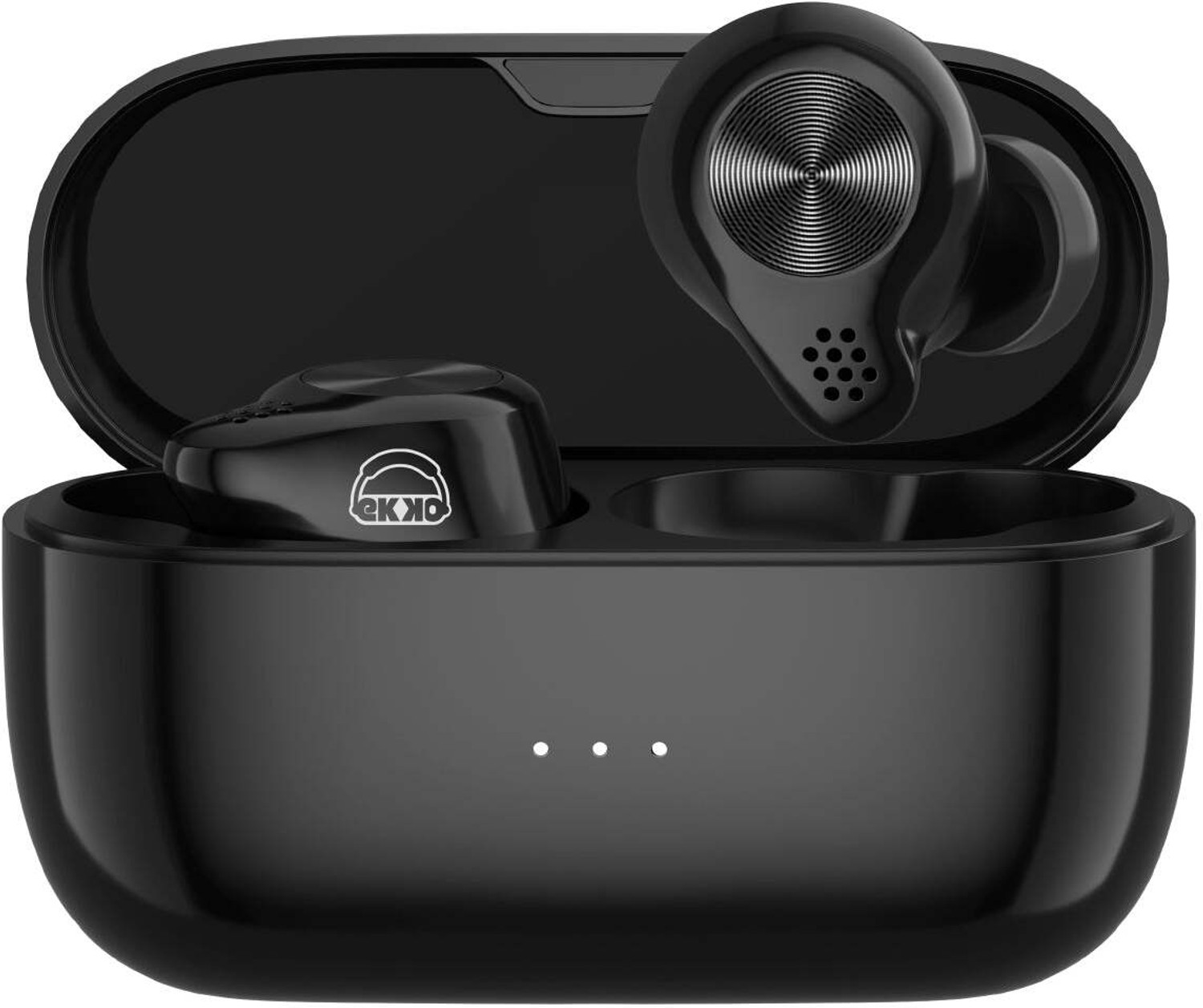 Image of Ekko Earbeats T07 TWS Earbuds, 10mm Bass, ENC Calls, Water-Resistant (Black) Bluetooth Headset (Black, True Wireless)