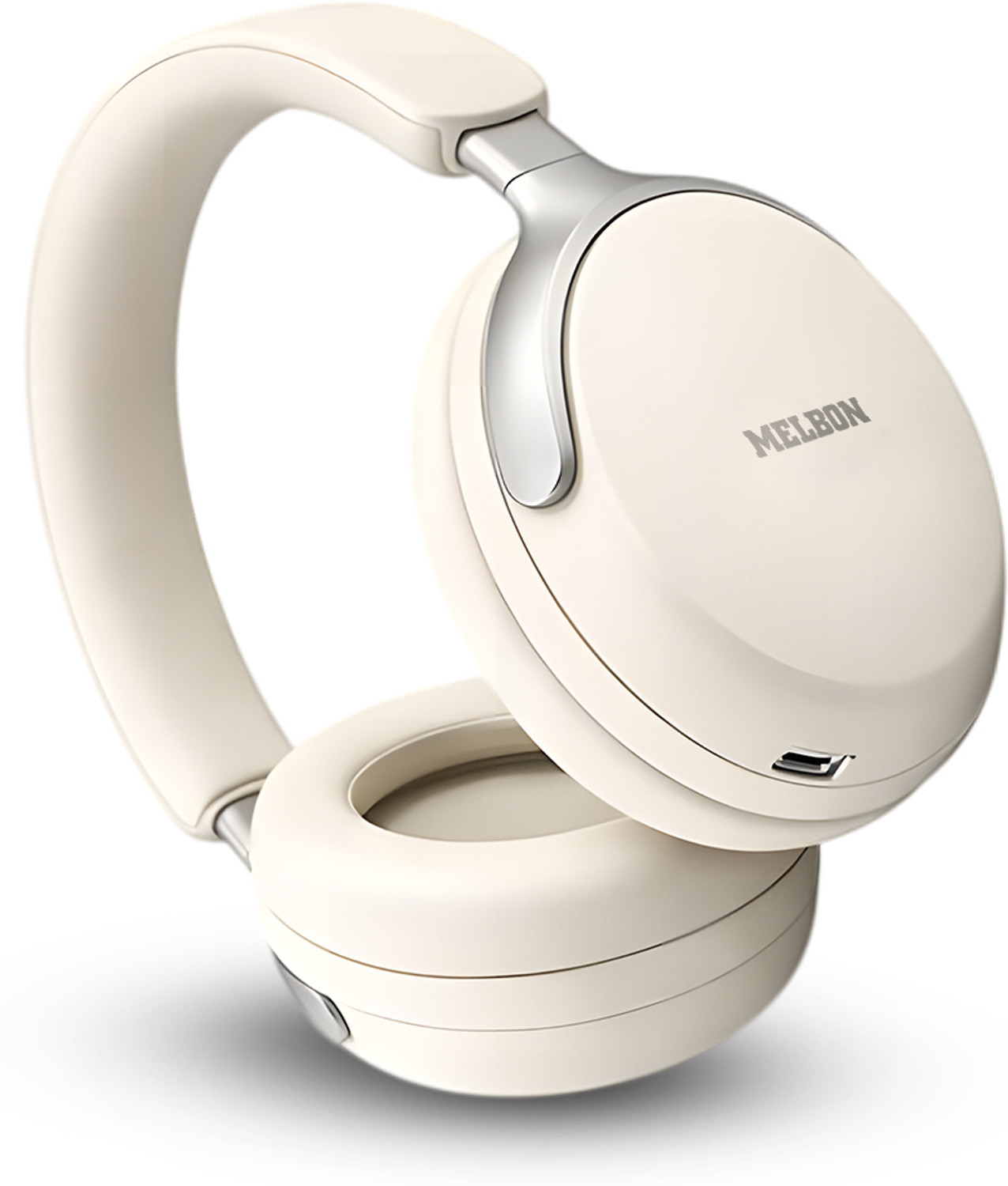 Image of Atozco Wireless Bluetooth Headphones with Deep Bass & Built-in Mic Bluetooth Headset (White, On the Ear)