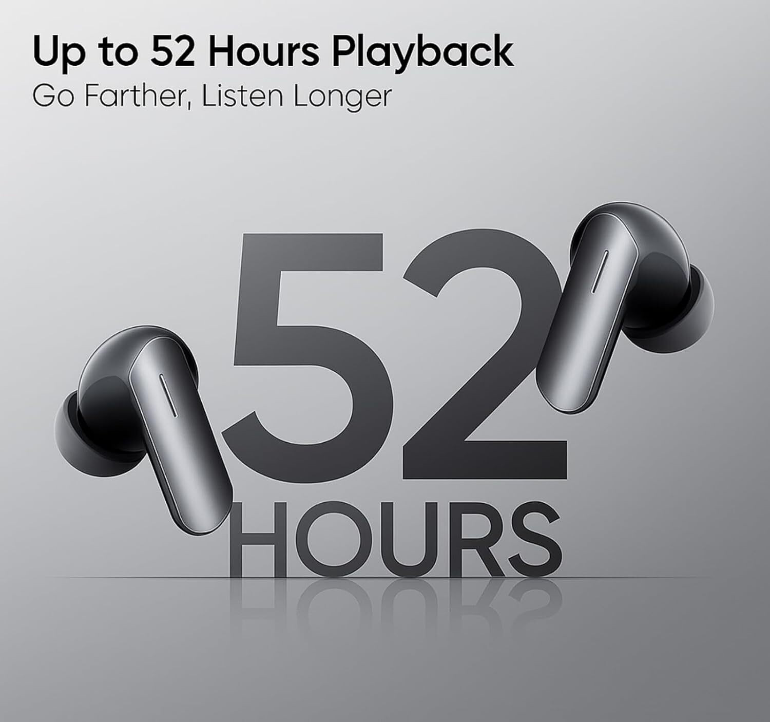 Image of Lynacz Original Buds 4 Wireless Earbuds with Dynaudio EQ Compatible with OnePlus Bluetooth Headset (Grey, True Wireless)