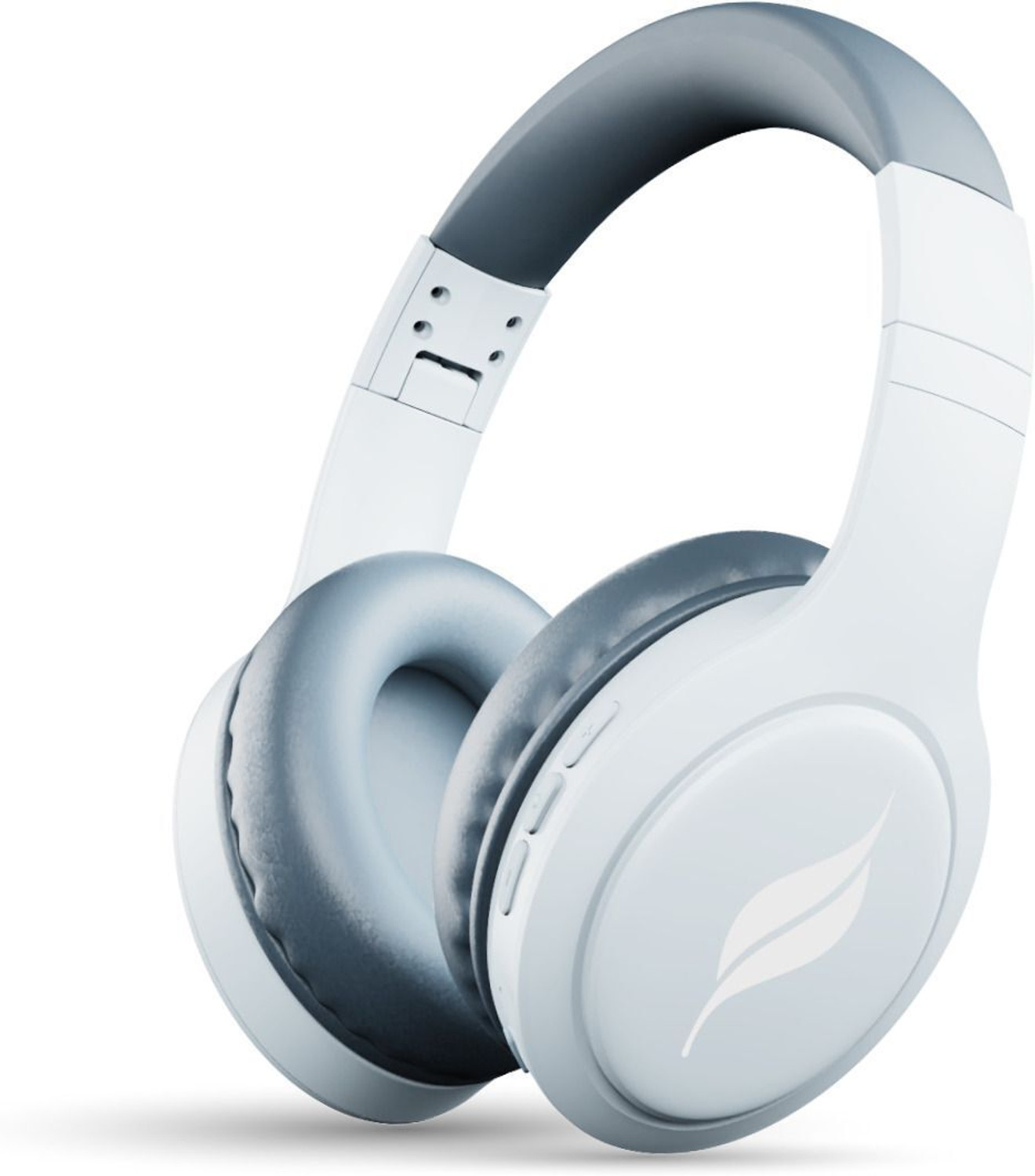 Image of Leaf Bass X414 Headphone, AI SOUND App, 50H Playtime, 40mm Driver, IPX5, BT v5.3 Bluetooth & Wired Headset (Desert Dune, On the Ear)