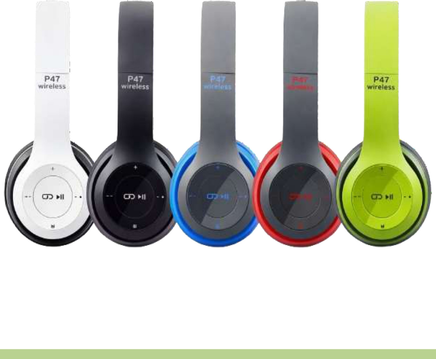 Image of VardaanEnt Multicolour-Gaming P47 Wireless Portable Sports Headphones Stereo VE-199 Bluetooth Headset (Multicolor, On the Ear)
