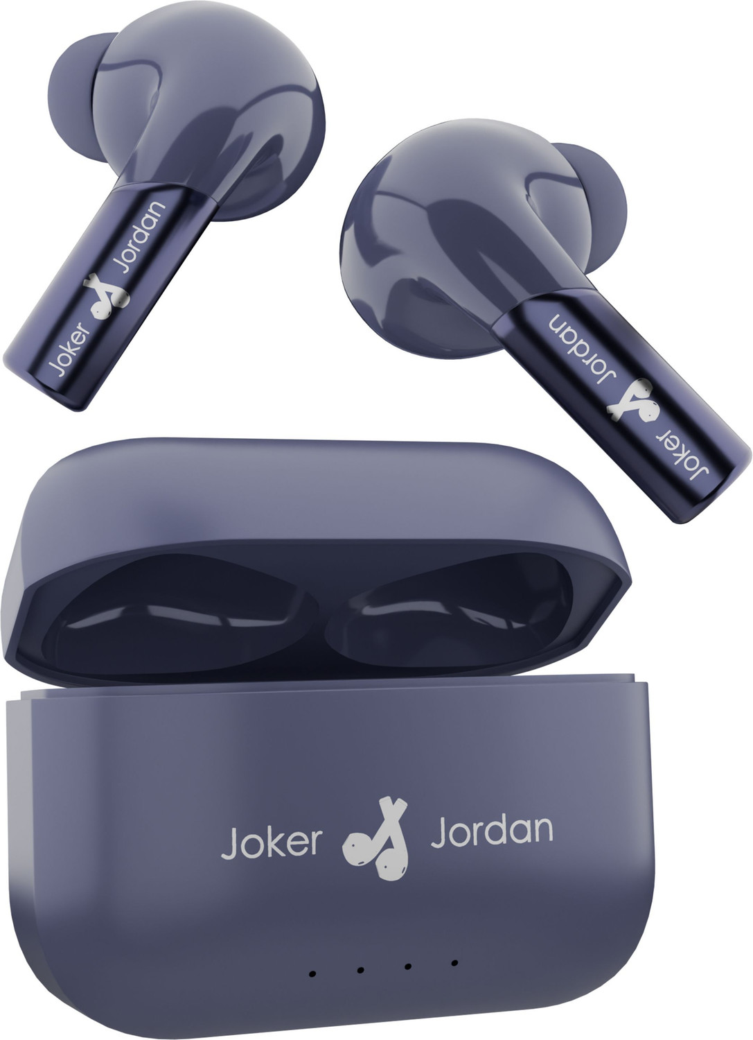 Image of Joker And Jordan TWS Earbuds with 100 HRS Playtime,(50ms Low Latency), Bluetooth v5.3 Bluetooth Headset (Black, True Wireless)