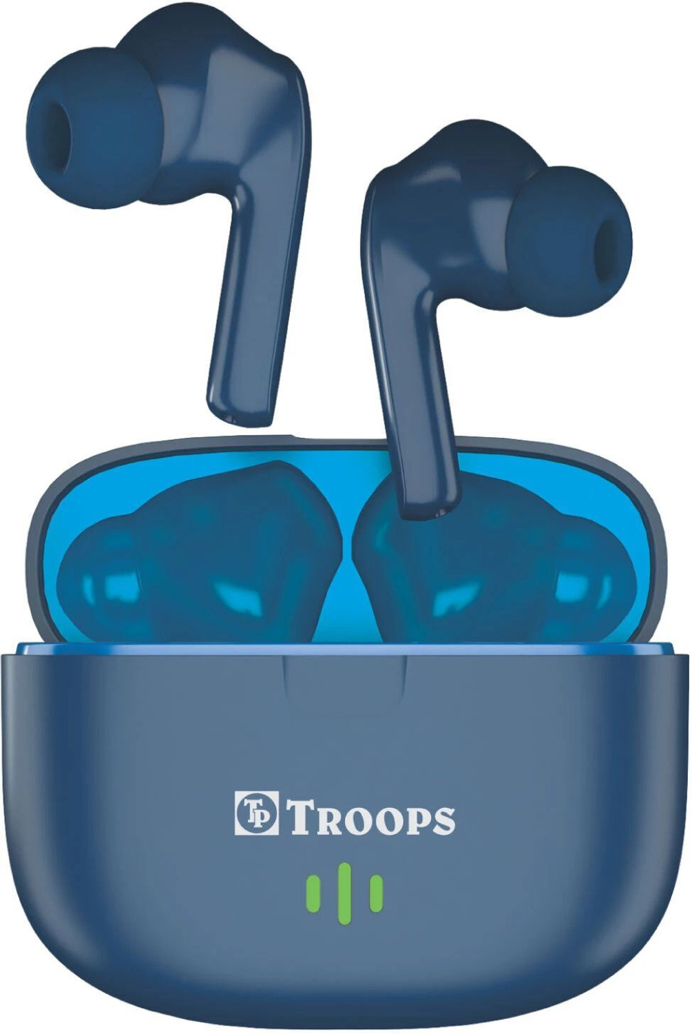Image of Thirty First Truly Wireless Bluetooth Earbuds 3 Pro with up to 32dB Active Noise Cancellation Bluetooth Headset (Blue, In the Ear)