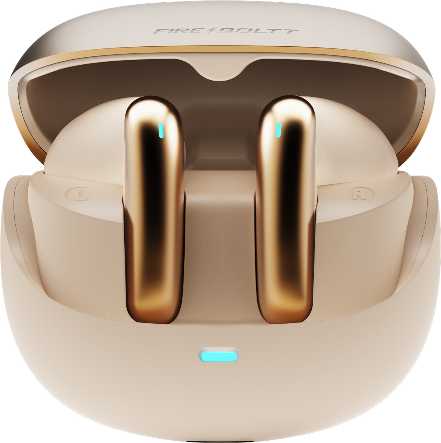 Image of Fire-Boltt Aero Lite TWS Earbuds, Custom EQ Profiles, 50H Battery, Quad Mic ENC, BT 5.4 Bluetooth Headset (Sage, True Wireless)