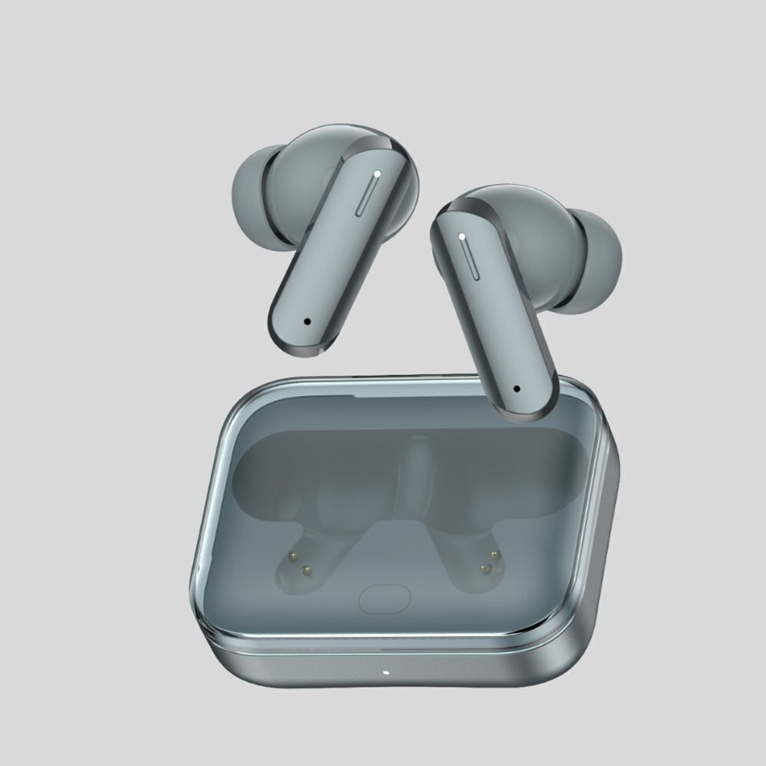Image of GHEREL Oneplus 2r Wireless Buds Bluetooth Headset (Deep Grey, In the Ear)