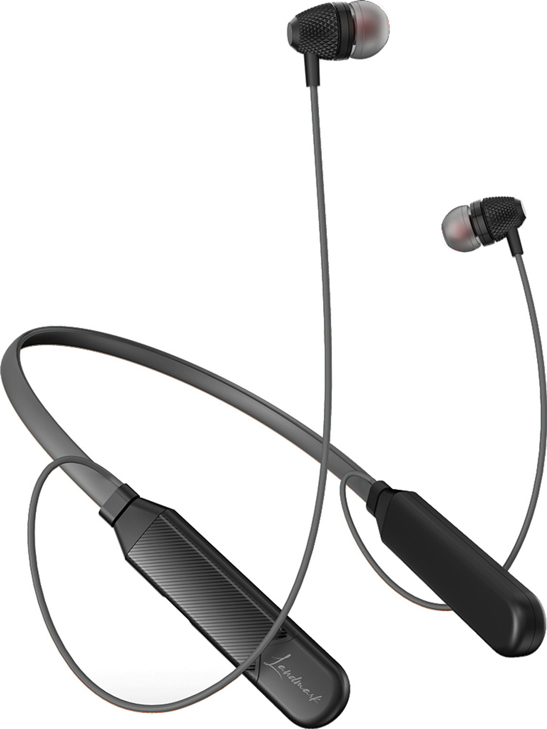 Image of Landmark BH165 Bluetooth Neckband ,Type-C fast charging, 20 hours playback time, Bluetooth Headset (Black, In the Ear)