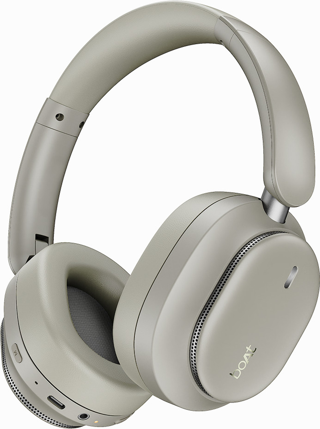 boAt Rockerz Plus 440 Dual Driver Headset, Pebble Grey - Image 1
