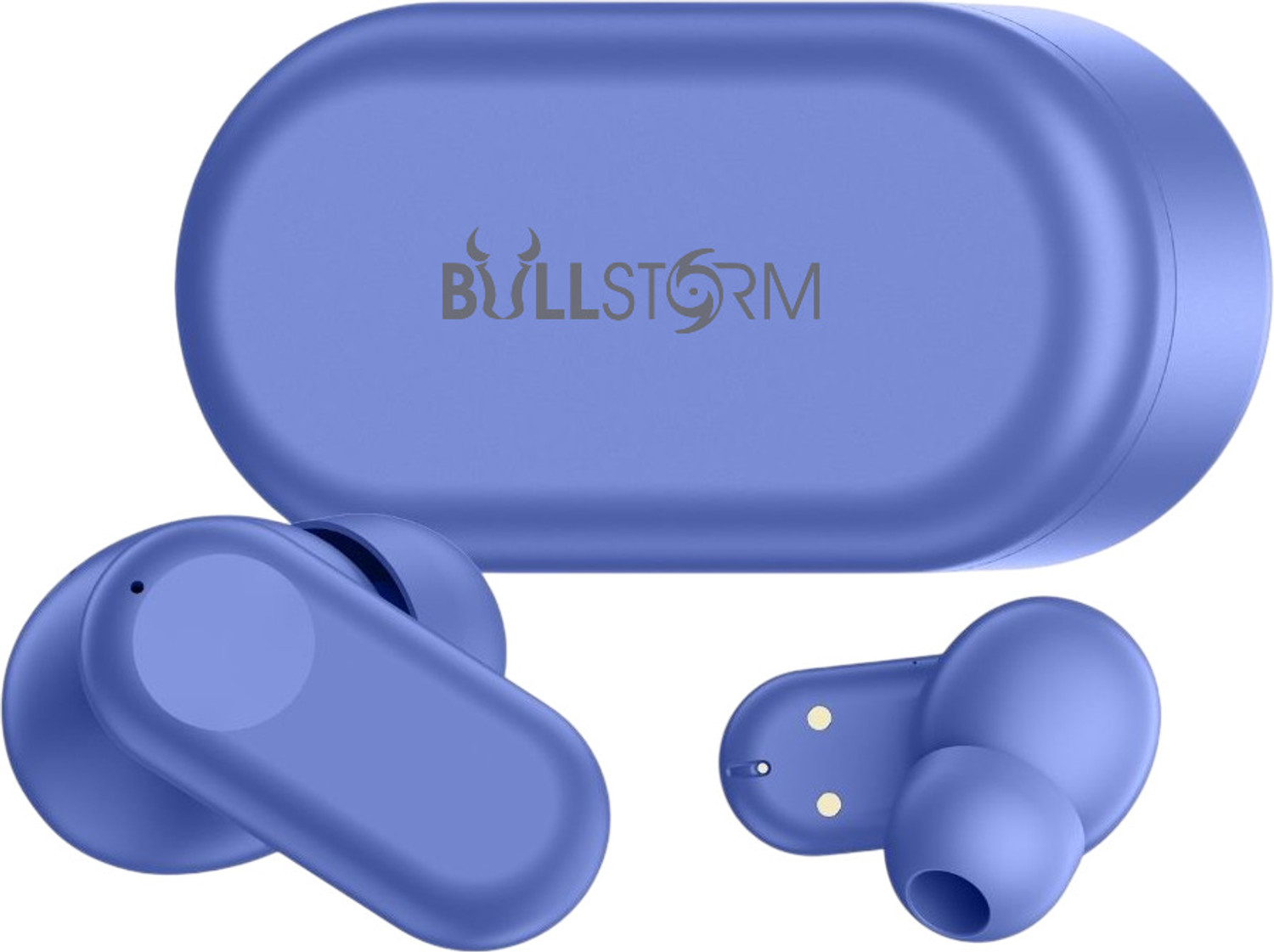 Image of Griffy Original Bluetooth Neckband Z2 - Dual Device Connection, 45dB, Type-C Charging Bluetooth Headset (Blue, In the Ear)