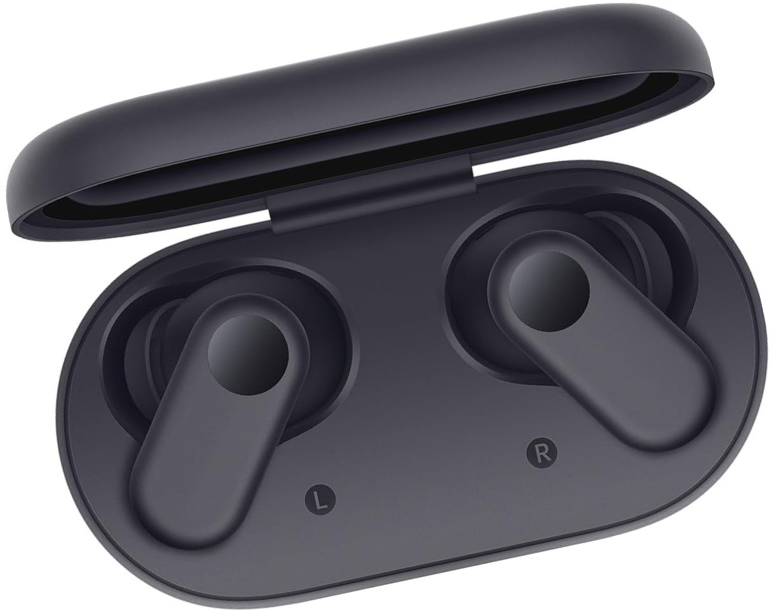 Image of GHEREL Oneplus 2r Wireless Buds Bluetooth Headset (Deep Grey, In the Ear)
