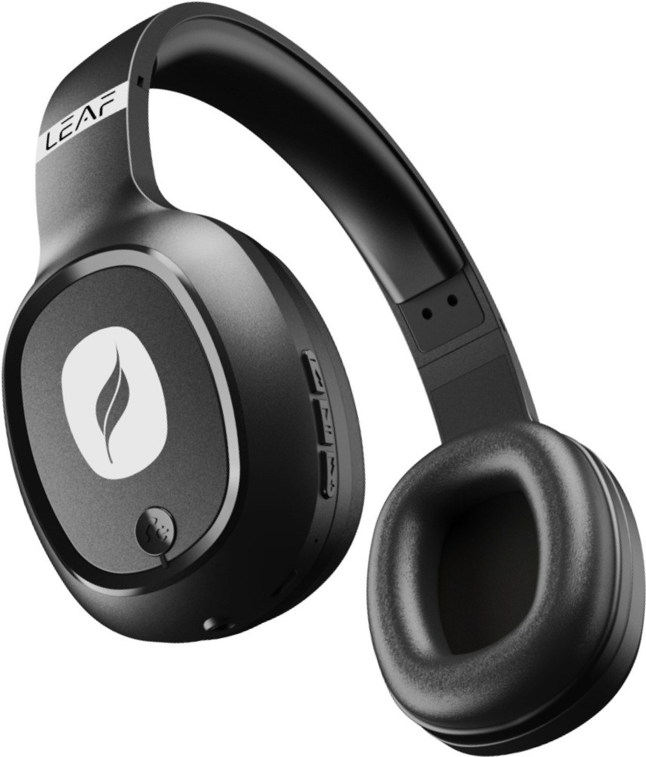 Image of Leaf Bass X414 Headphone, AI SOUND App, 50H Playtime, 40mm Driver, IPX5, BT v5.3 Bluetooth & Wired Headset (Desert Dune, On the Ear)