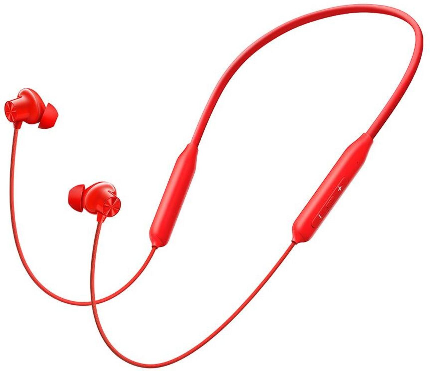Image of Griffy Original Bluetooth Neckband Z2 - Dual Device Connection, 45dB, Type-C Charging Bluetooth Headset (Red, In the Ear)