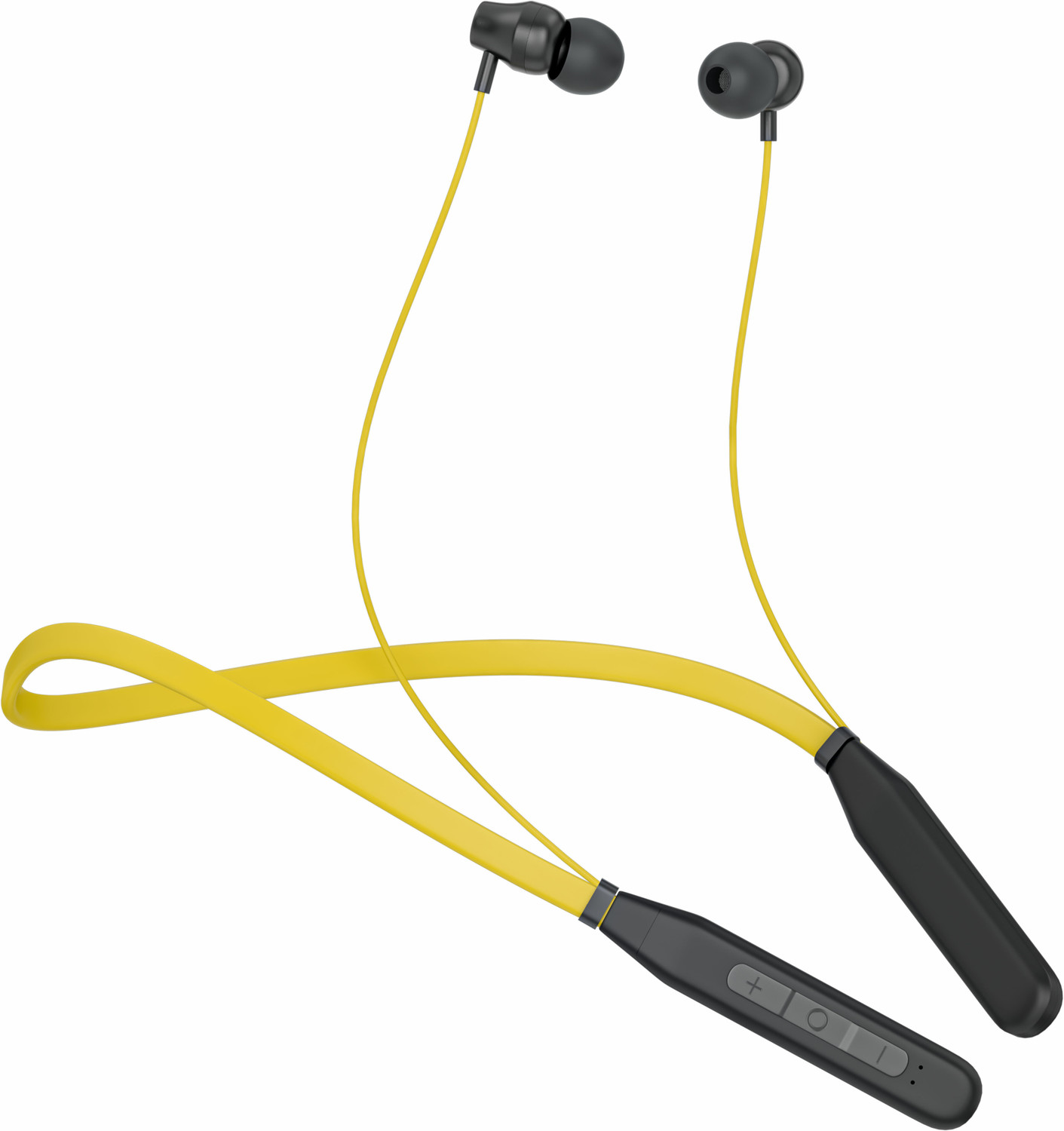 Image of Ubon Wireless Earphone Neckband BT5200 Bass Factory 2.0 Bluetooth Headset (Yellow, In the Ear)