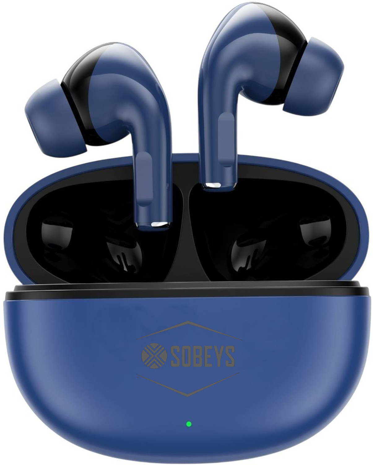 Image of BULLSTORM Soniqx 469 Earbuds with 10mm Driver BT 5.3 | 24Hrs Playtime Type-C Powerful Bass Bluetooth Headset (Blue, True Wireless)