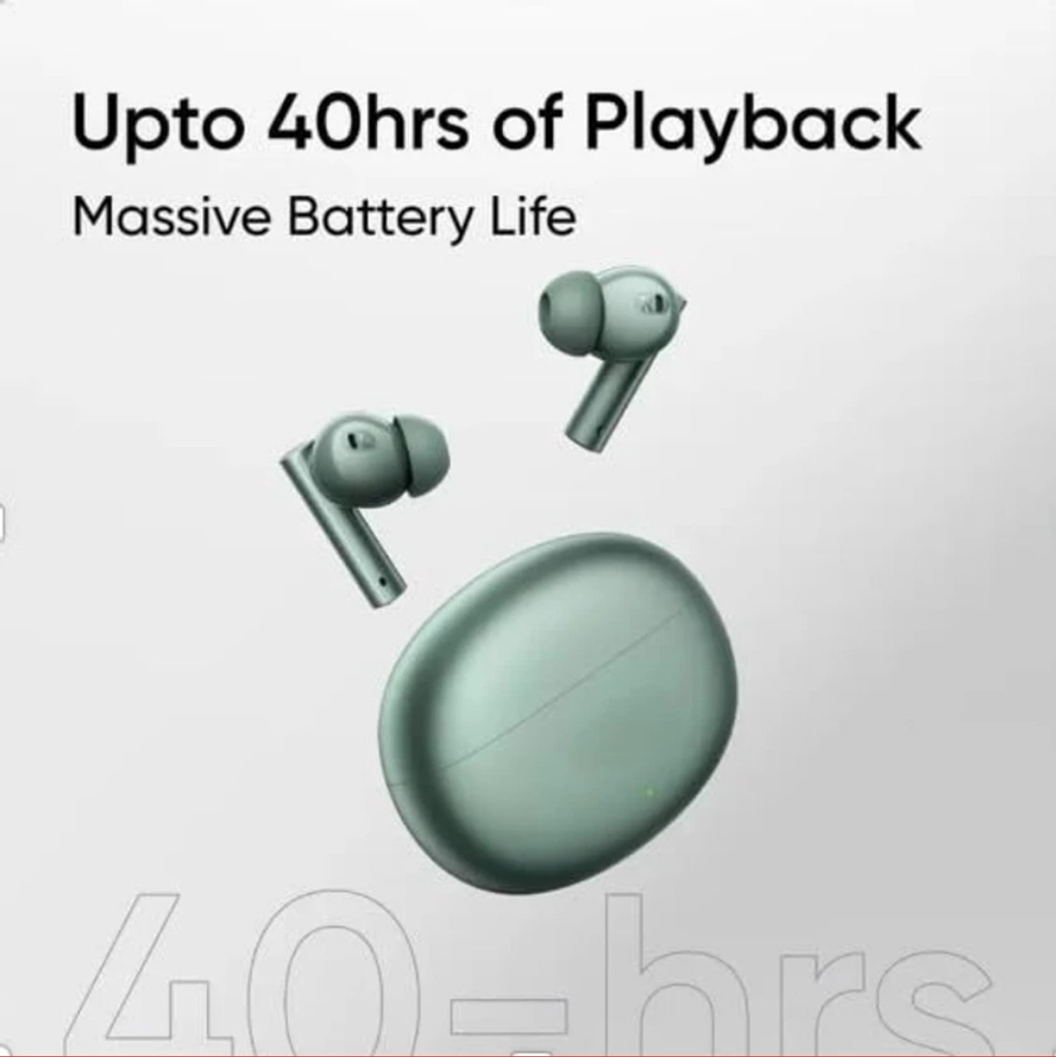 Image of Fonixx Realme Buds Air 6 True Wireless Earbuds Active Noise Cancellation 29 Bluetooth Headset (Green, True Wireless)